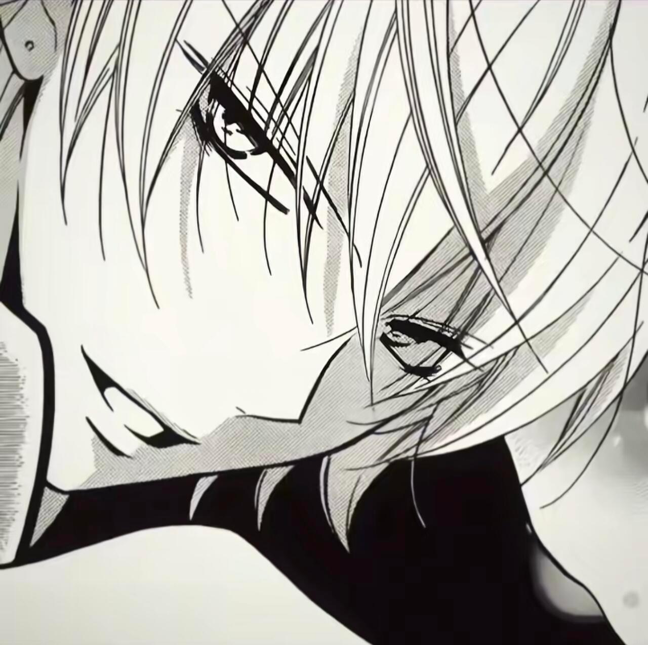 黑白动漫男头｜我让自己登基，做风的君王 