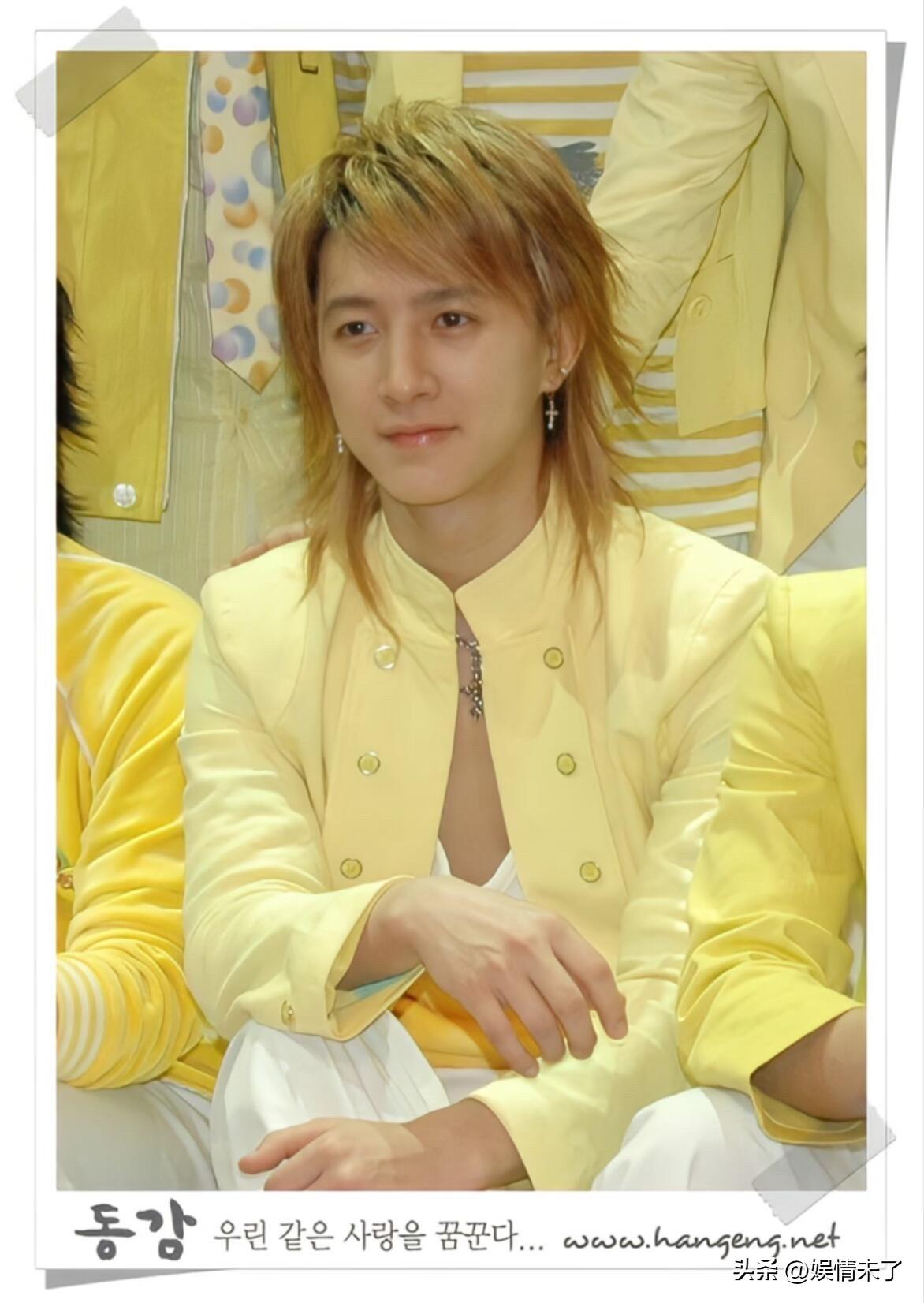 谁还没有年轻过呢？韩庚当年的花样美男时期，颜值真的一点不输现在的年轻艺人。眉眼明