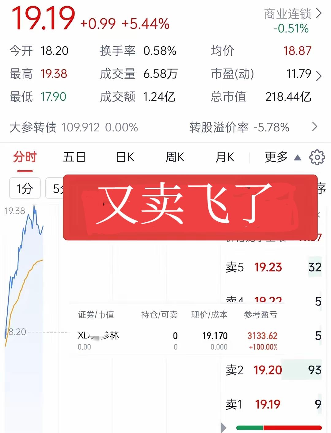 做股票久了发现，亏钱让人难受，踏空才最让人破防。
 
最近我一直保持40万重仓持