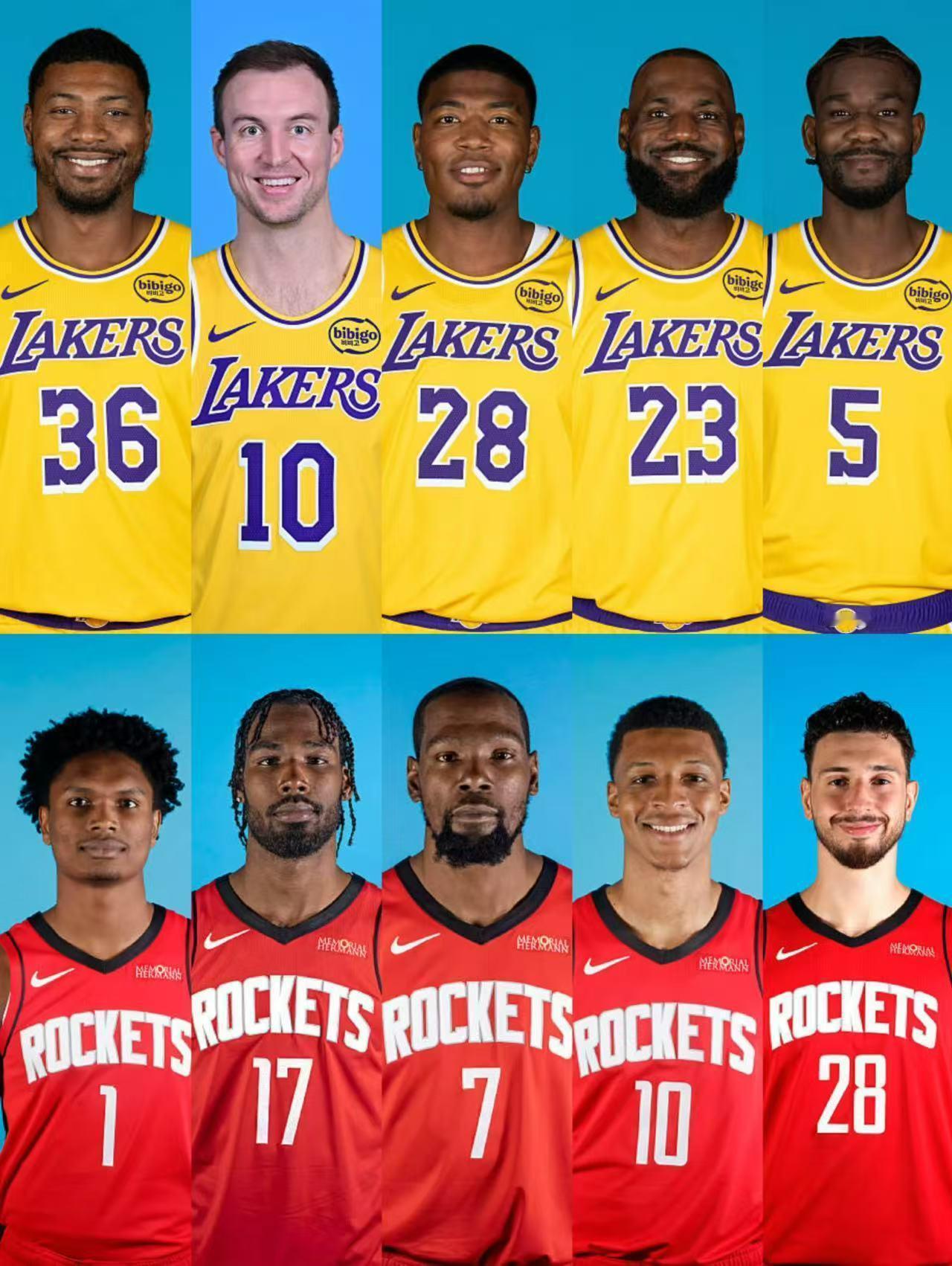 季后赛首轮：火箭vs湖人！几比几？ 