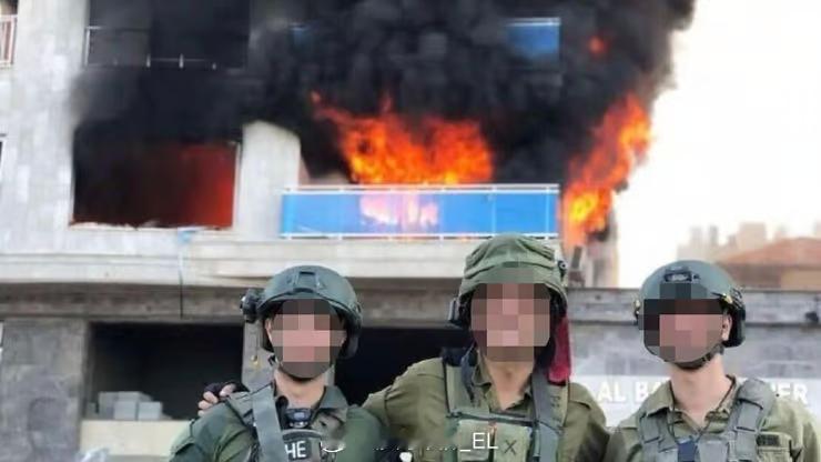 以色列国防军第551旅第8219工程营的士兵因为在社交媒体上炫耀他在巴勒斯坦加沙