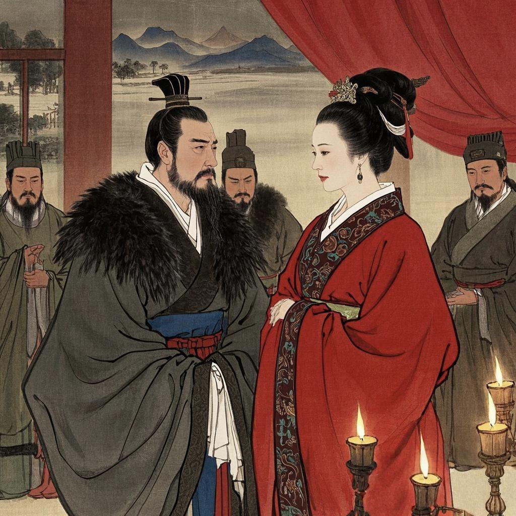 刘邦娶吕雉，吕太公散尽家财给他打天下；
汉光武娶郭圣通，定河东十万强军做嫁妆；