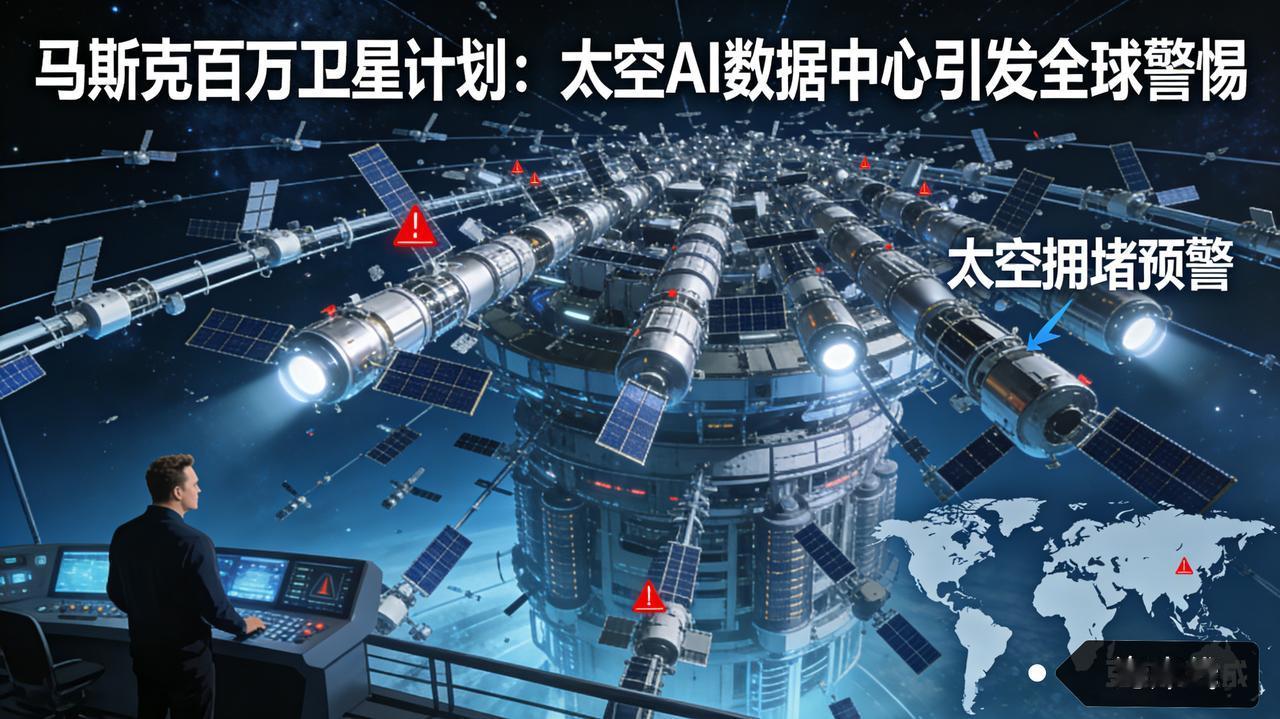 狂想！马斯克要发百万卫星建太空AI数据中心，太空拥堵引全球警惕
 
AI算力竞赛