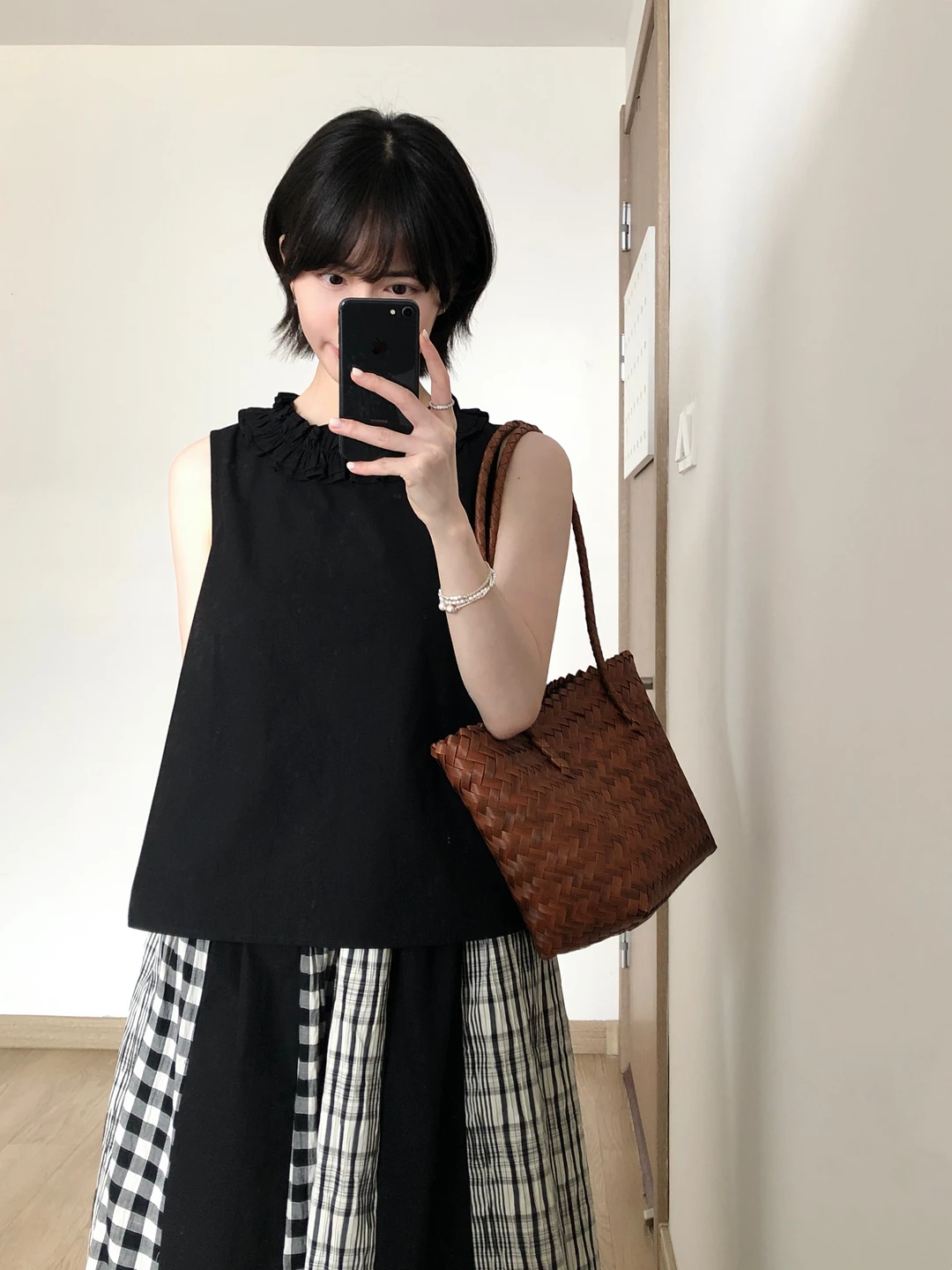 日系感黑白格🖤