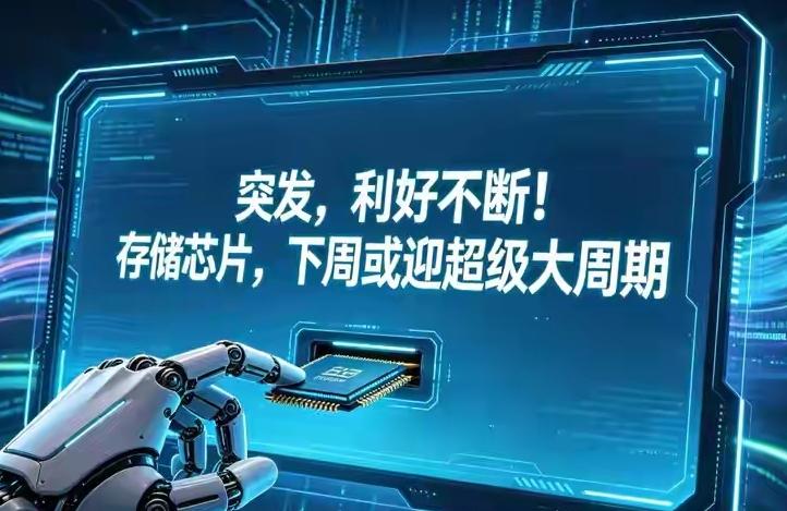 【周期研判】五大核心利好共振，存储行业迎来景气拐点
 
提示：理财有风险，投资需
