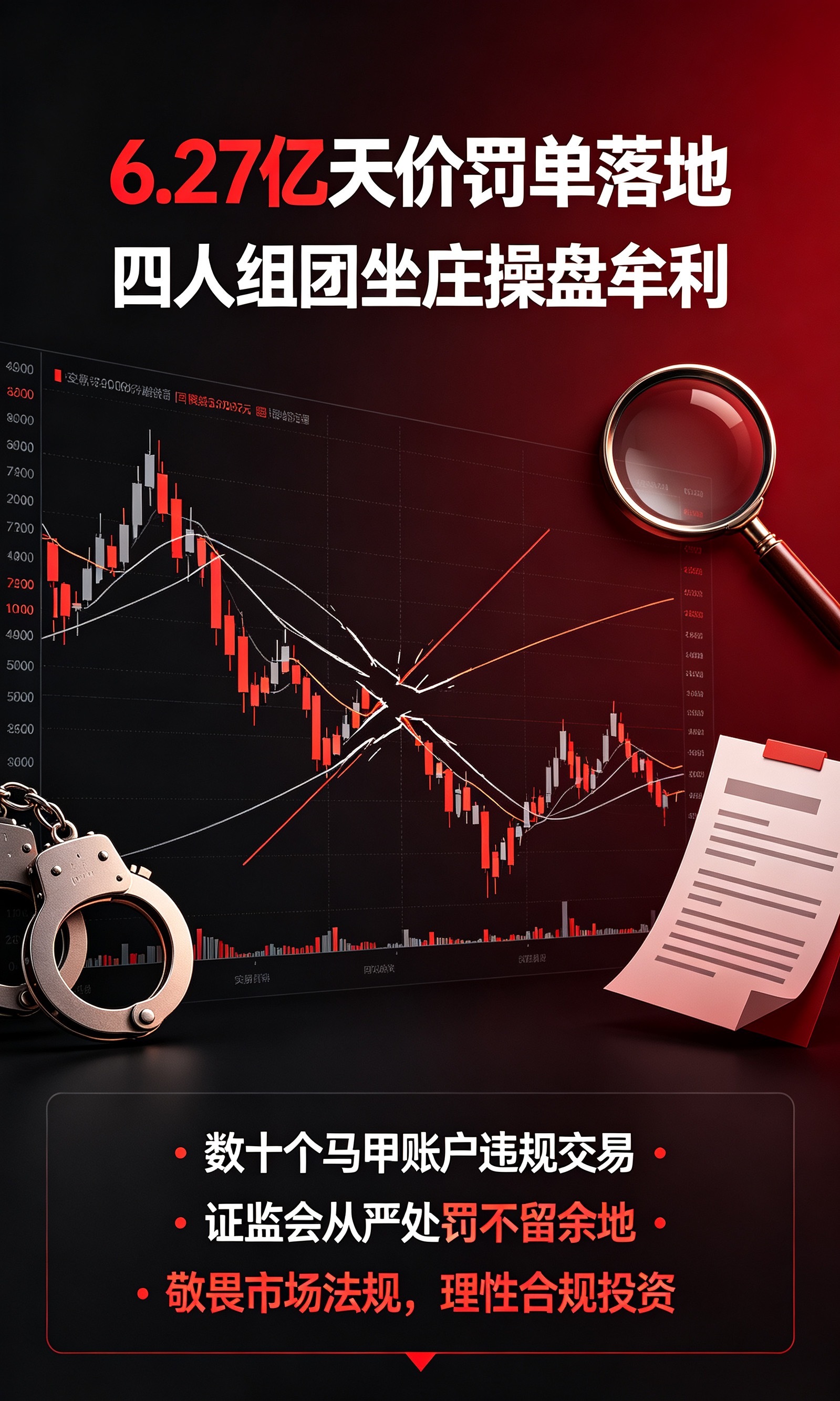4人操纵股票被罚没6.27亿元7月17日证监会开出重磅罚单，赵杨、全寿山、王立华