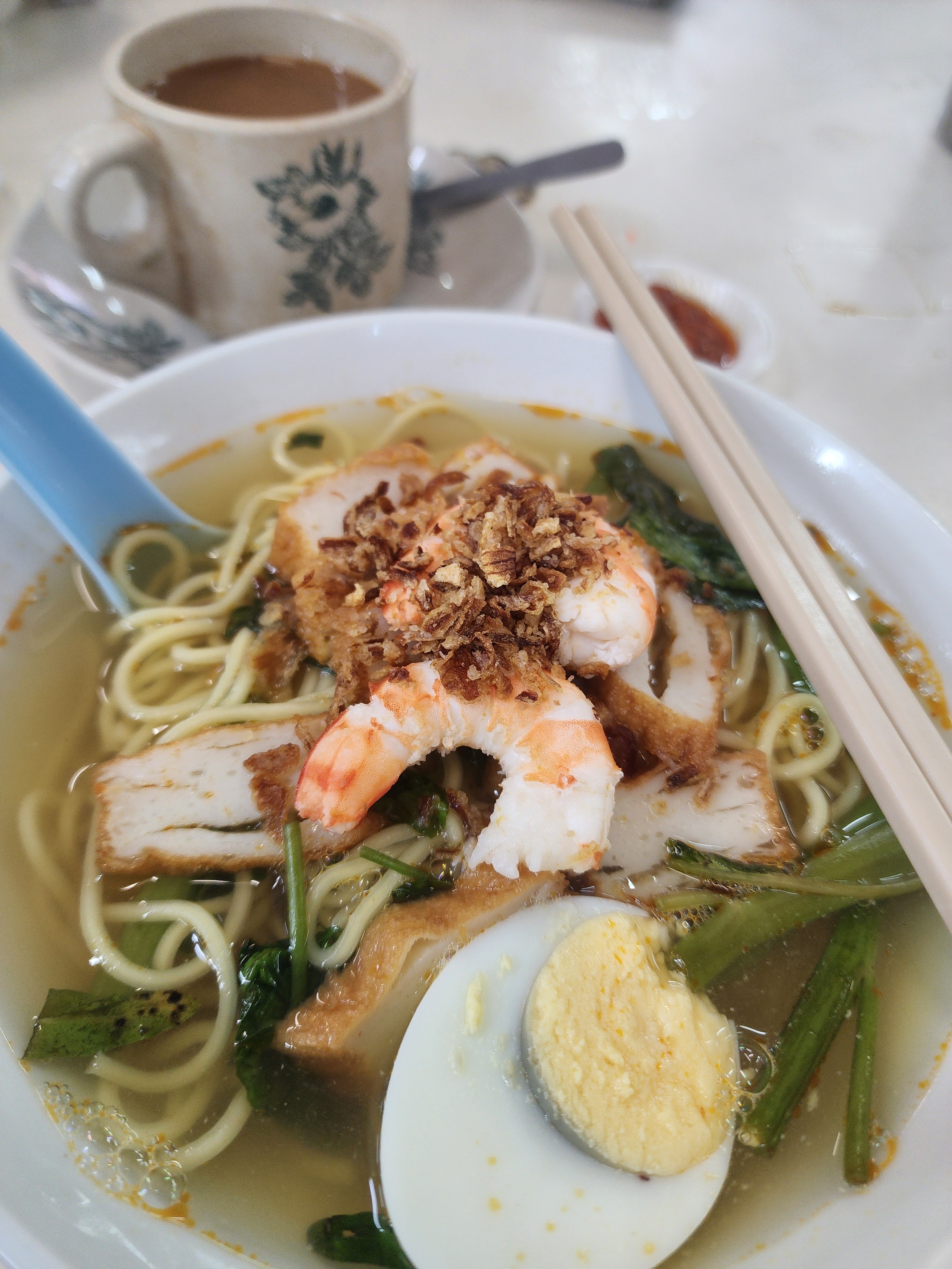 今天早餐吃虾面~每日一餐分享 • 美食分享