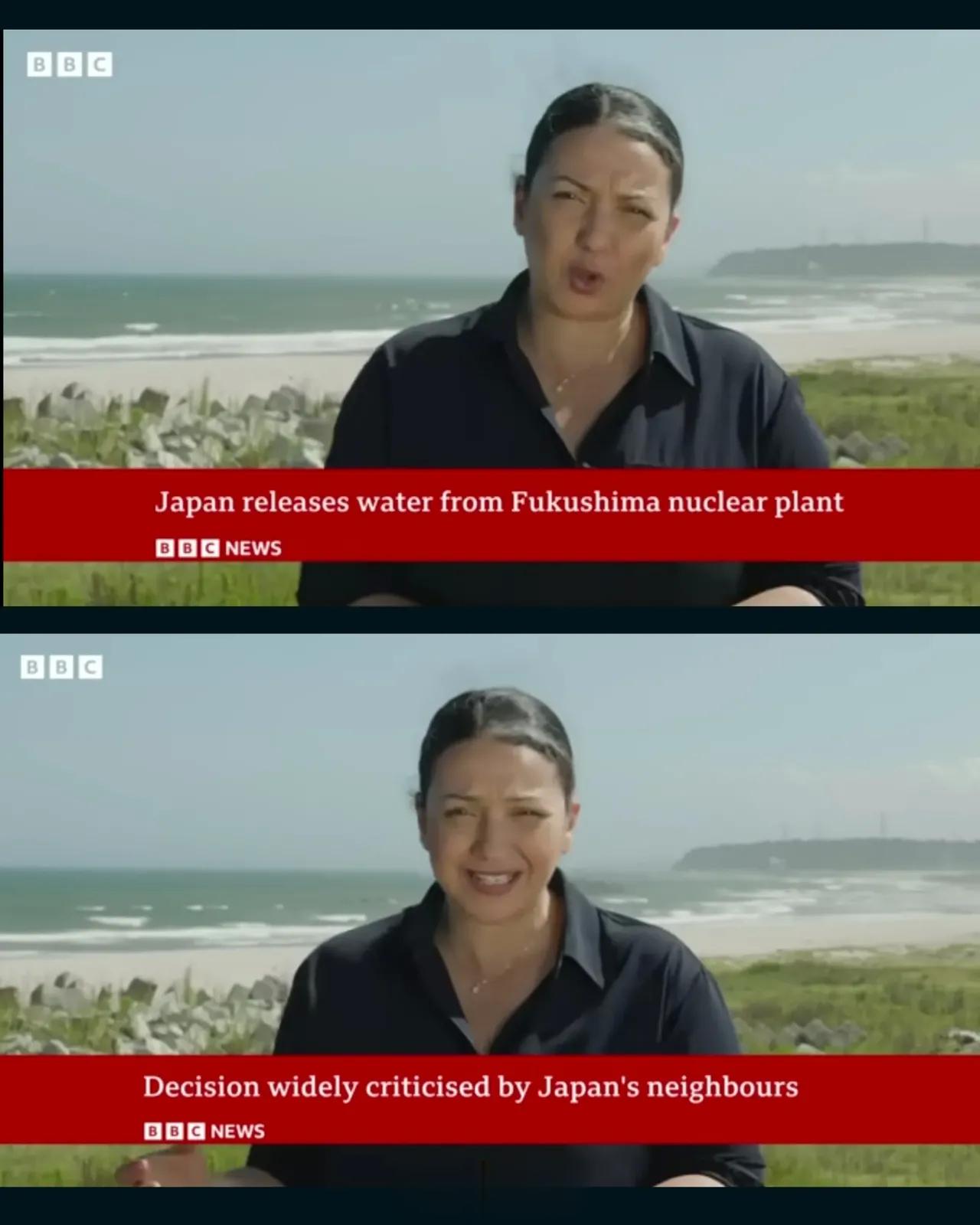 油管上关于日本排核污染水的报道，欧美媒体也是有报道的，其中看到BBC难得中肯了一