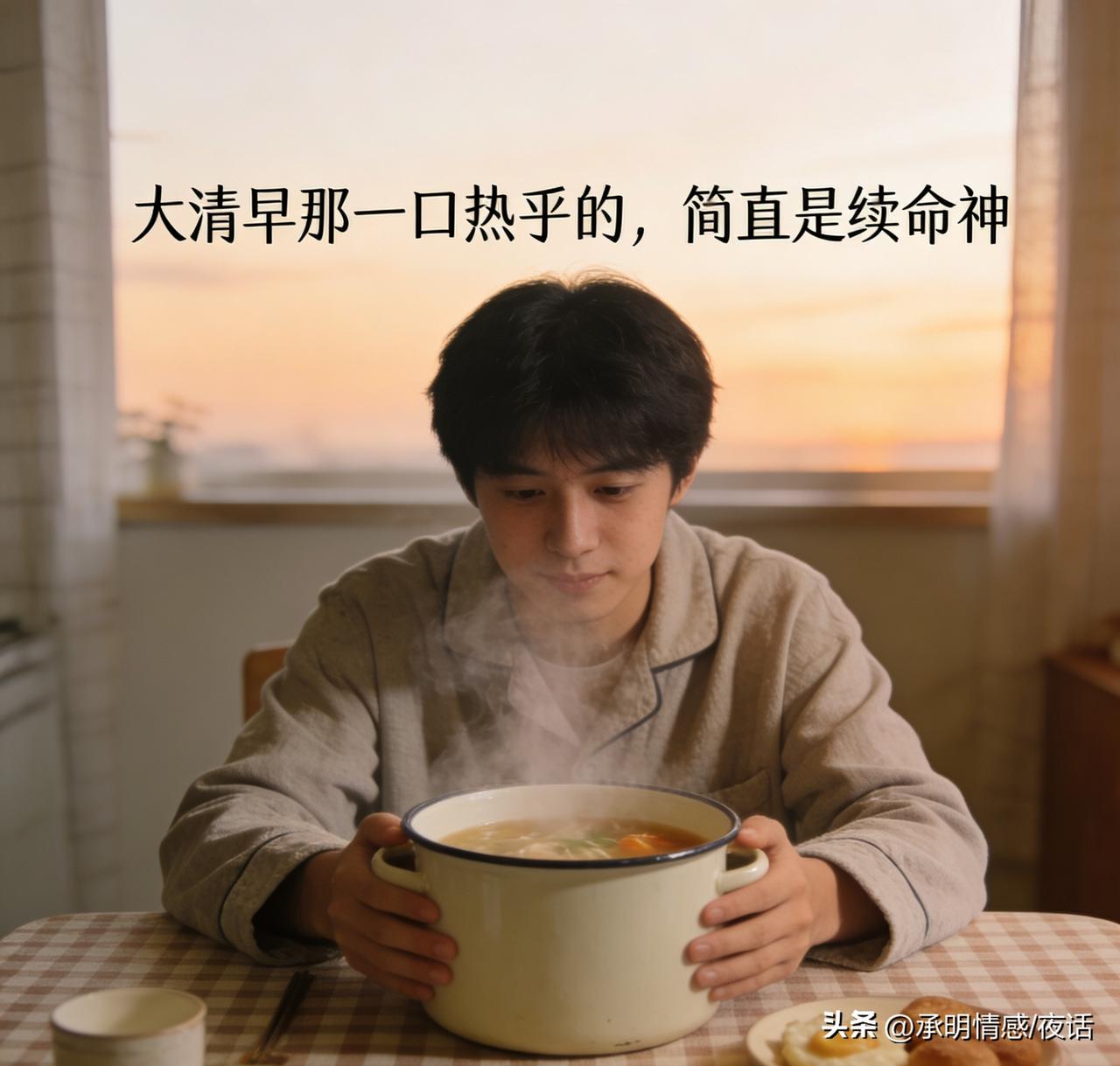 家人们，谁懂啊！大清早那一口热乎的，简直是续命神器！

你是爱胡辣汤配油条的重口