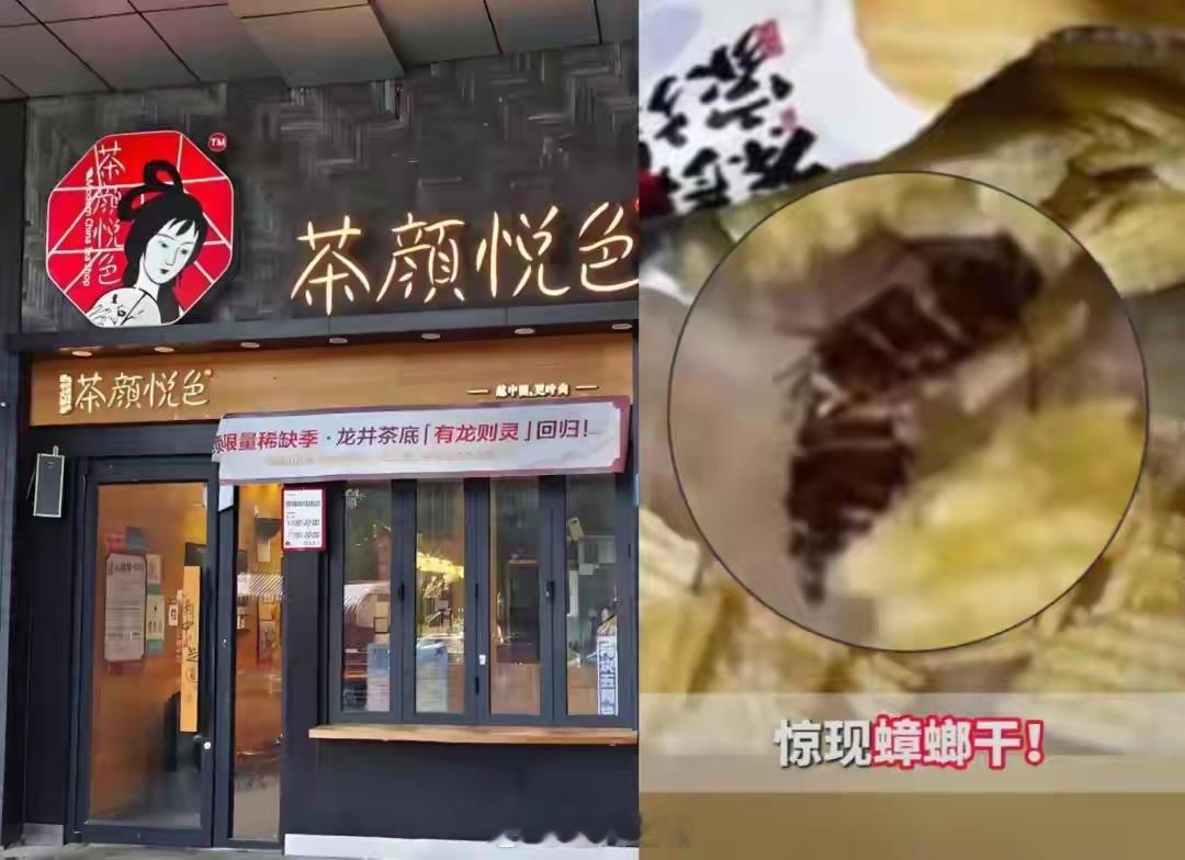 茶颜悦色吃出蟑螂干寄回才能赔付茶颜悦色薯片吃出蟑螂干赔付前置要求居然是消费者寄回