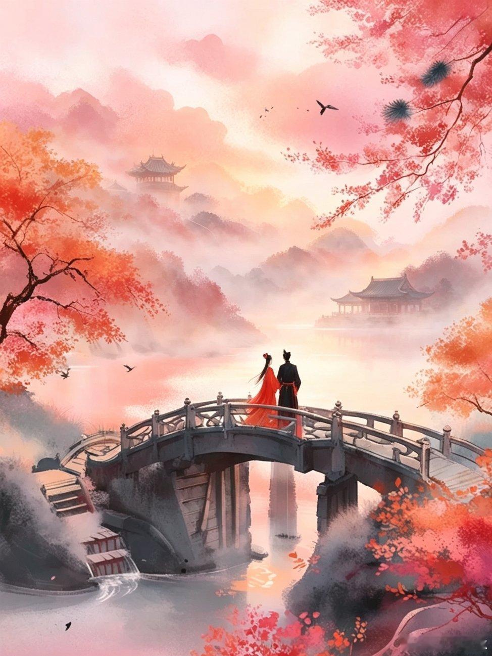 盈盈一水间，脉脉不得语。七夕