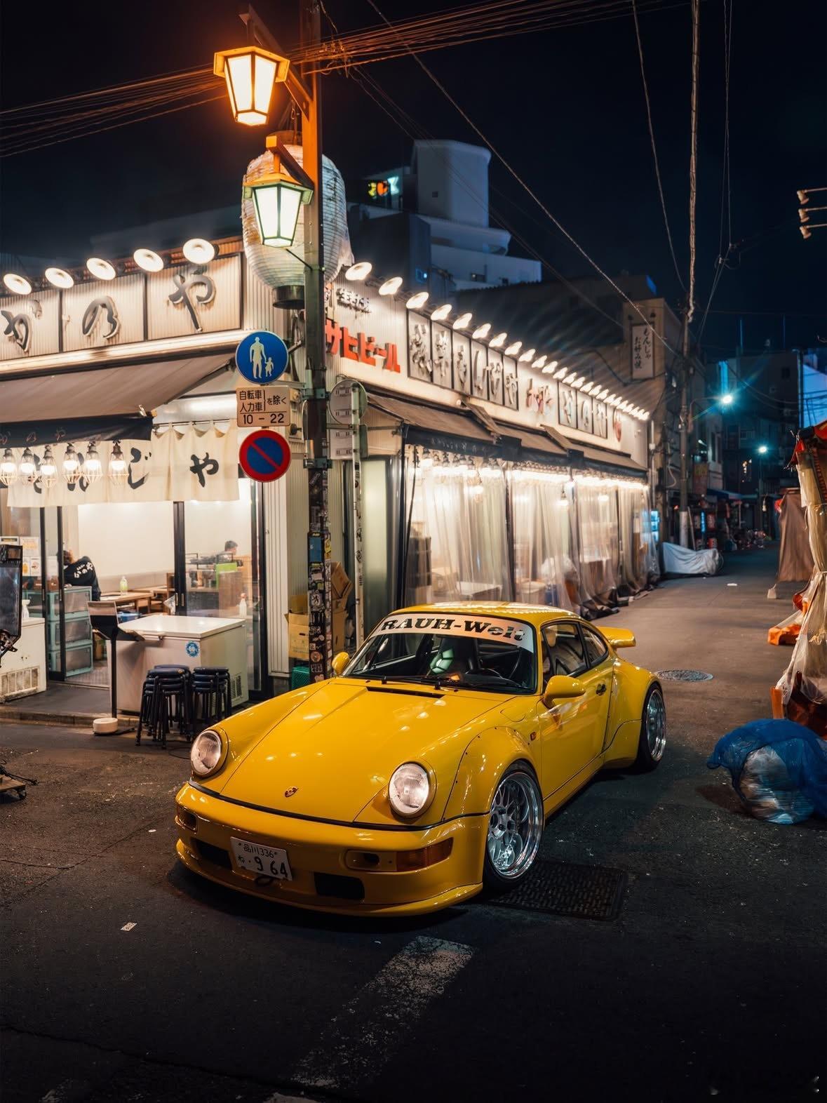 型车街拍 保时捷964 RWB X 东京🗼 