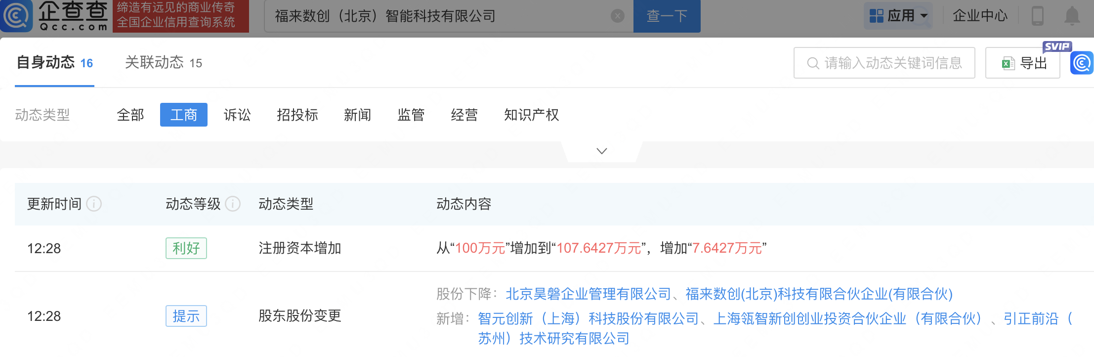 智元机器人入股AI公司福来数创