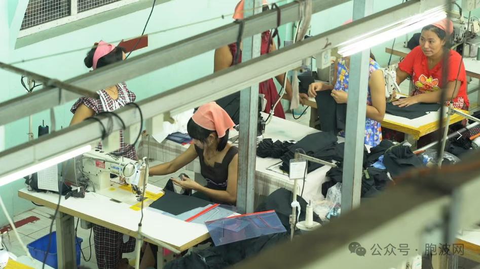 缅甸服装制造业在国际上比较有名，是因为缅甸有着大量的劳动人口。2025年出口服装