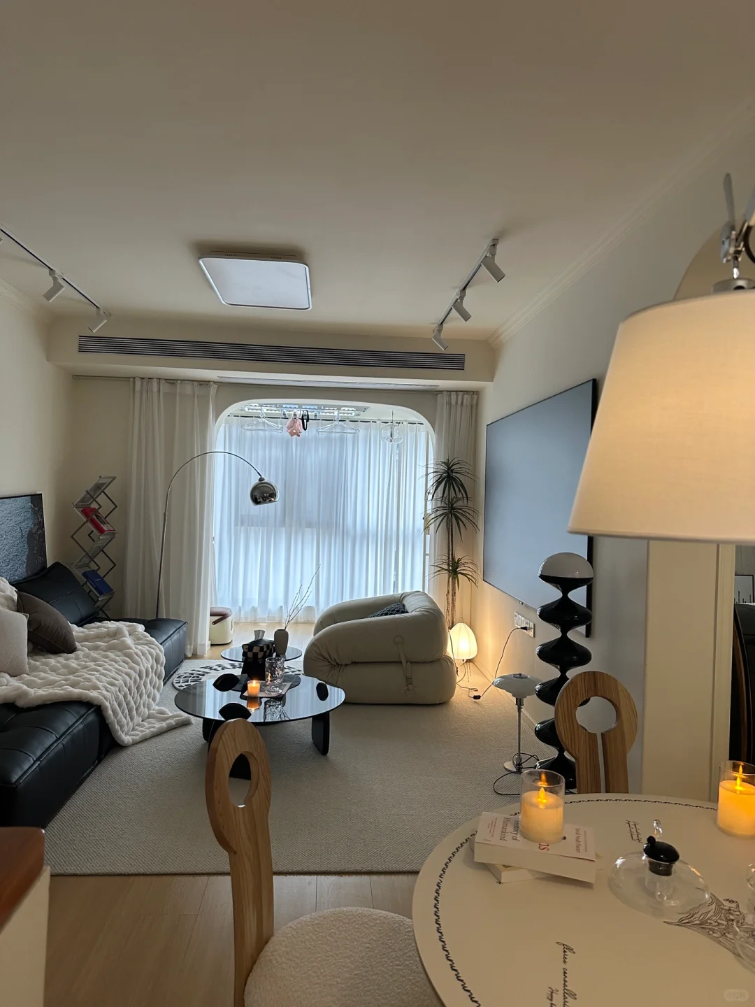 四线城市🏠普通人家的客餐厅，干净整洁就好～
