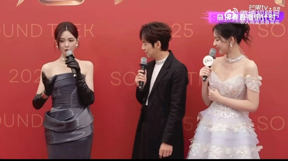 何炅说沈梦辰今天美到值得上热搜沈梦辰美的太超过了！每期声鸣远扬都是姐姐的秀场啊！