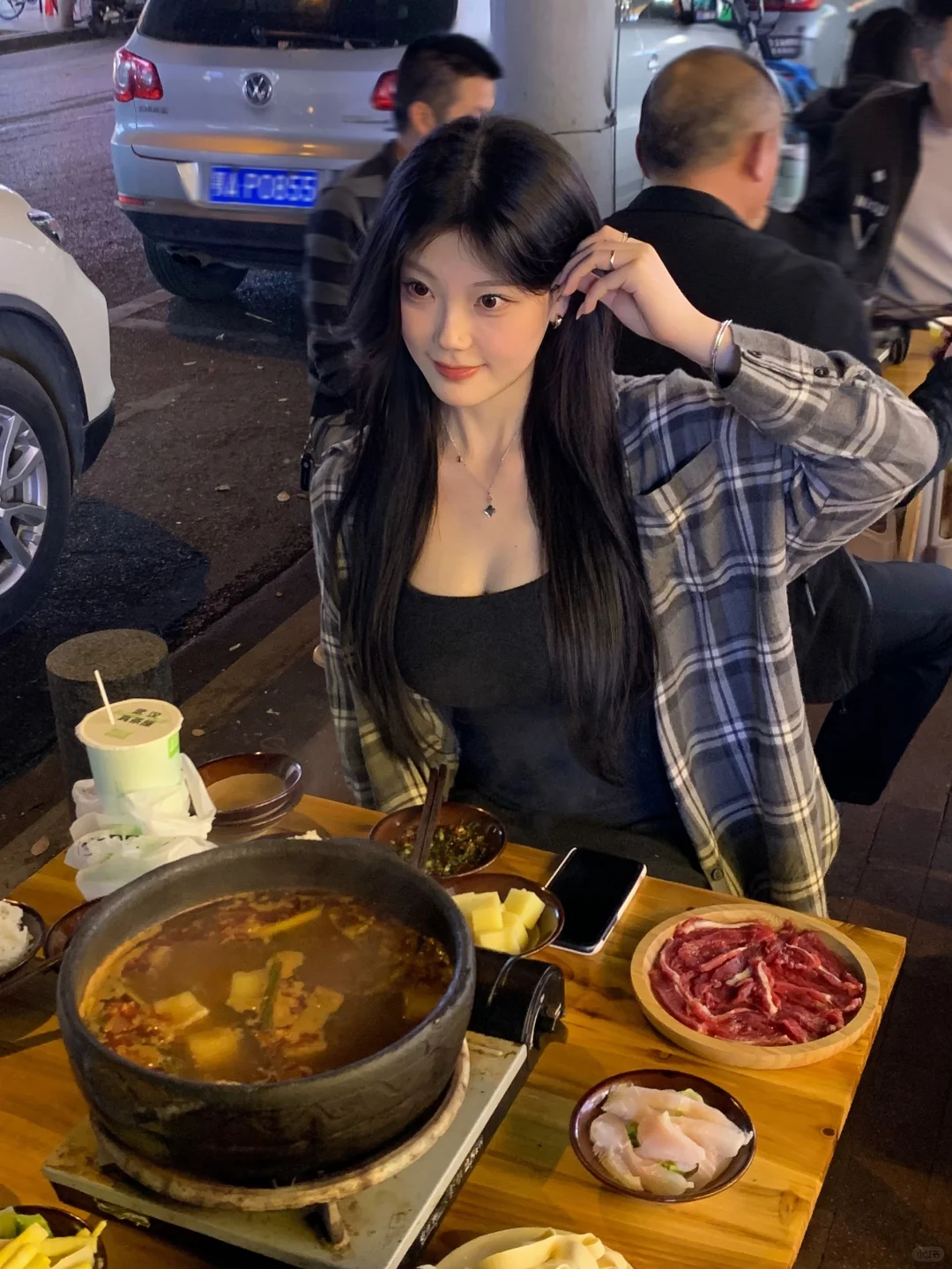 市井里的美丽女人