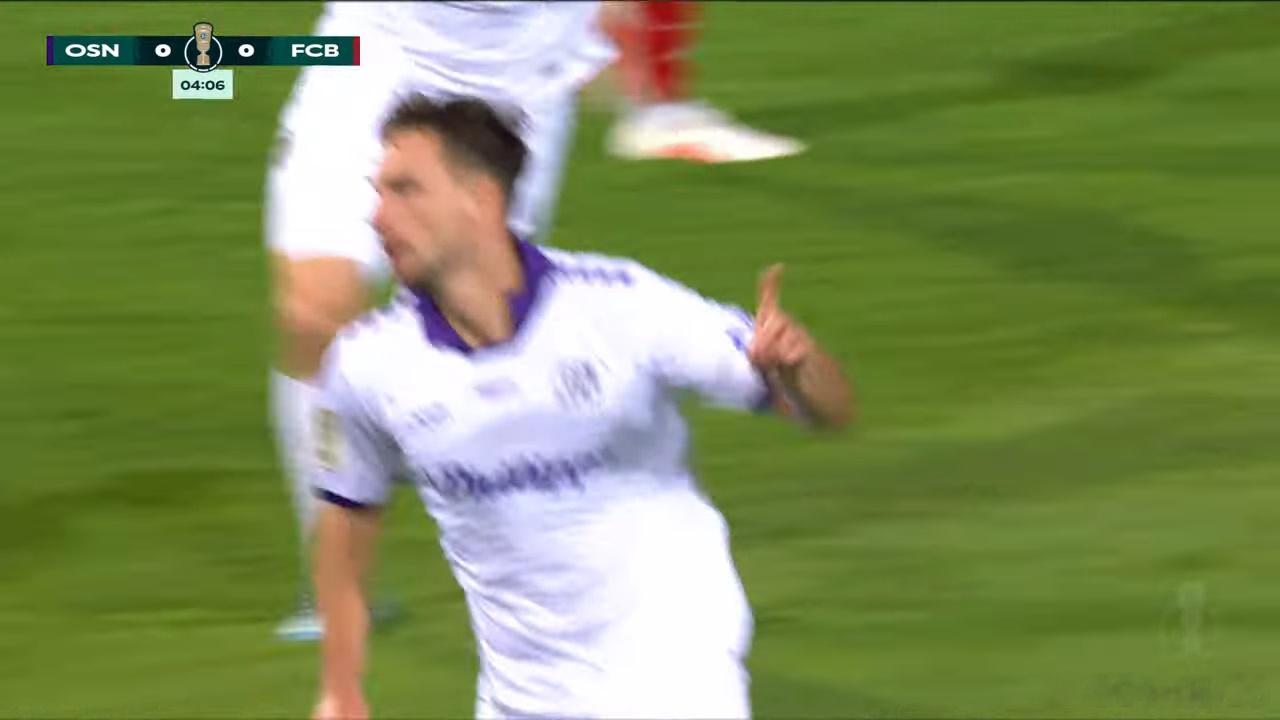 🚨開場4分鐘，奧斯納佈呂克率先破門❗❗❗奧斯納佈呂克1-0拜仁❗❗❗ ​​​
