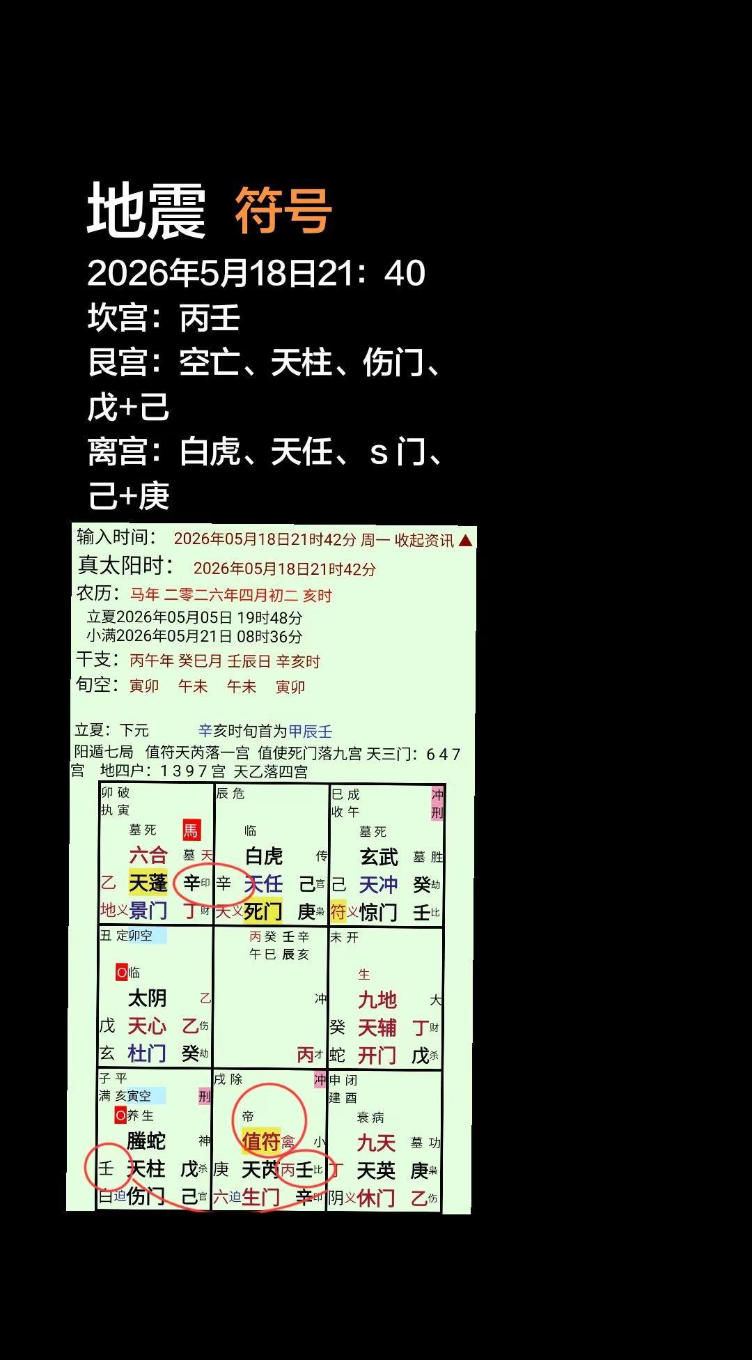 昨晚有地震。
