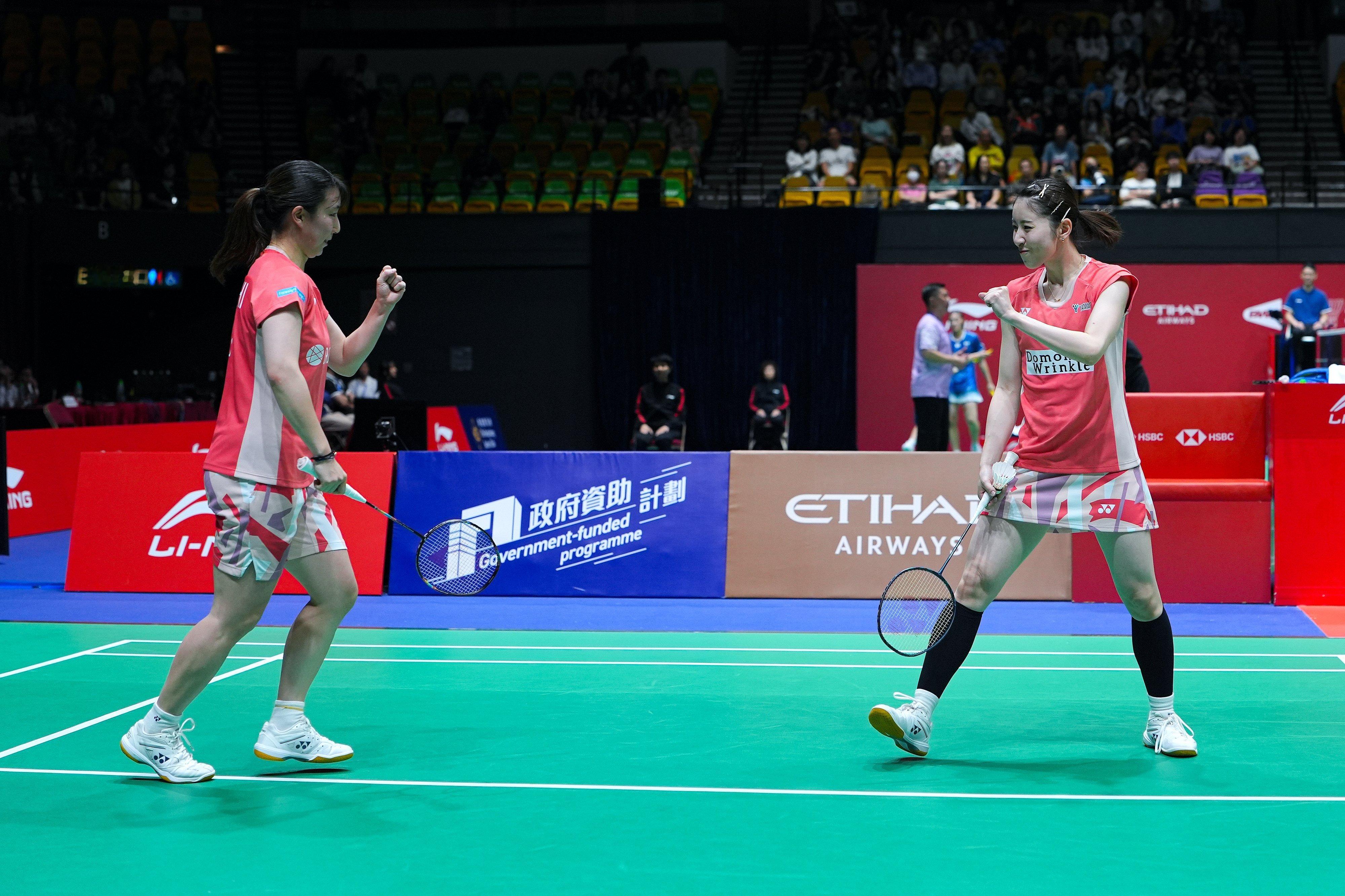 五十岚有纱/志田千阳🇯🇵 21-5、21-14 🇹🇭本雅帕/索菲塔202