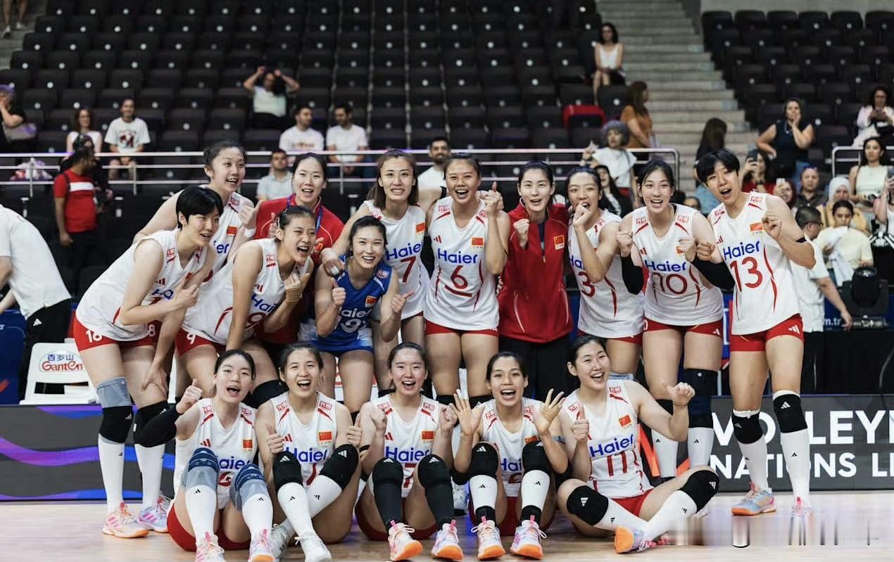 2026年世界女排联赛土耳其安卡拉站
中国女排vs法国女排  
第一局：25-1