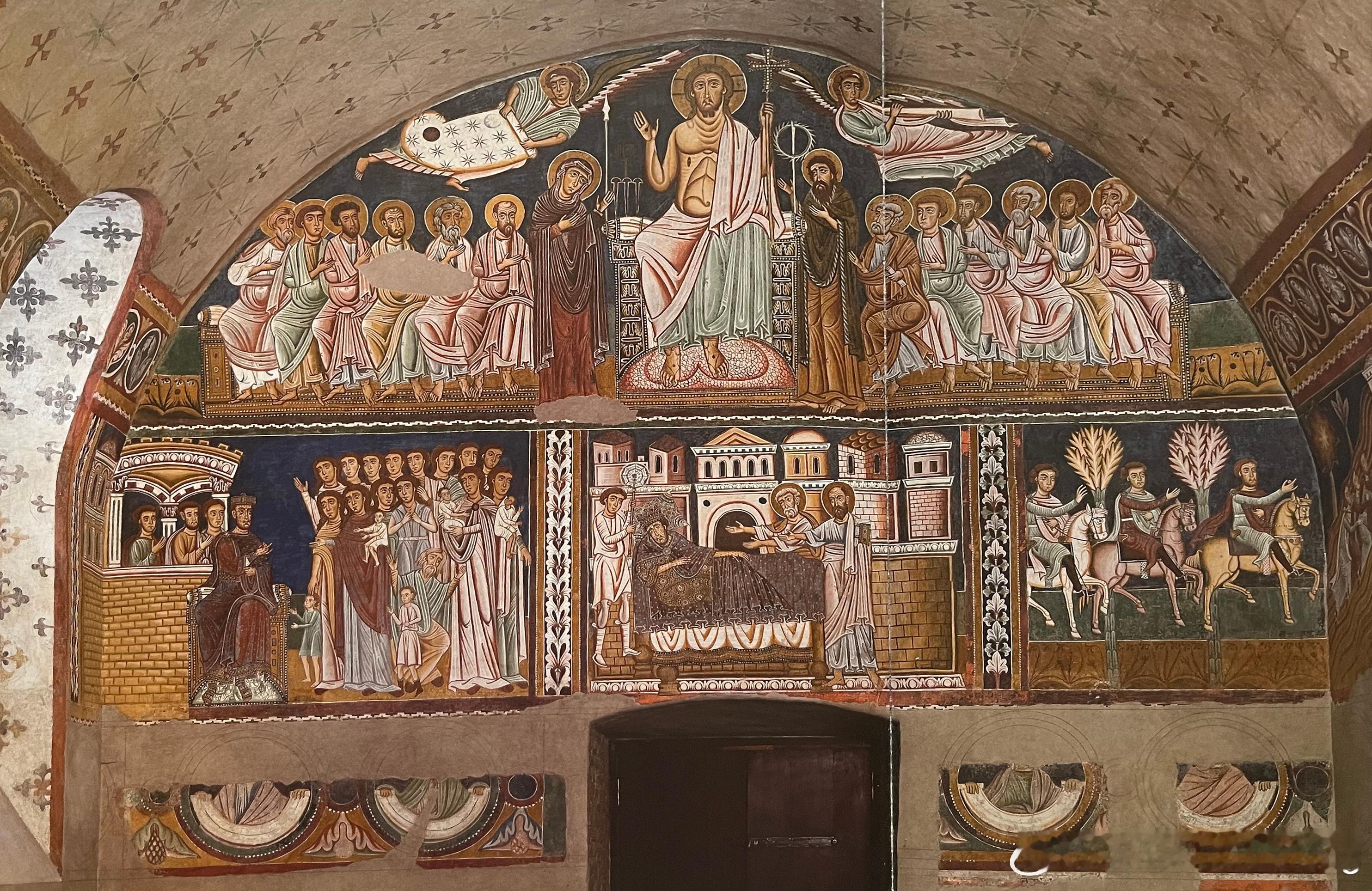 # 罗马式时期艺术  ROMANESQUE # 罗马的四戴冠圣徒堂四戴冠圣徒堂的