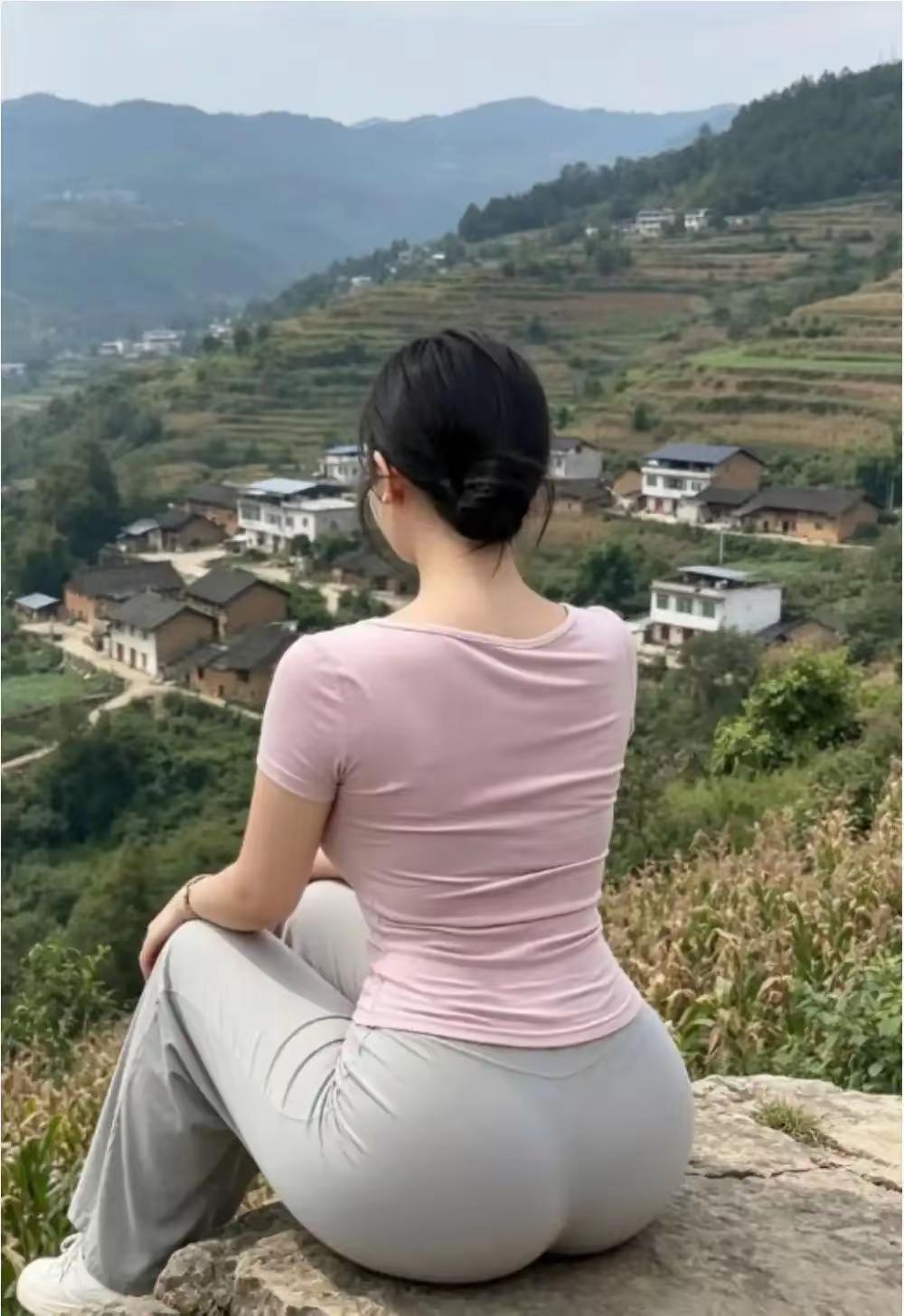 农村的风景真好。