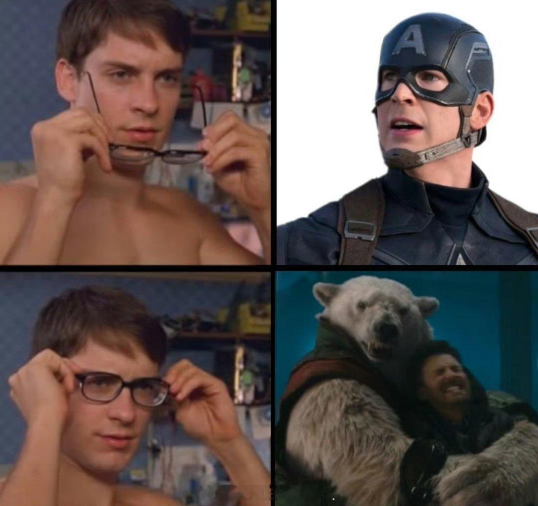 #起猛了北极熊成演职人员了#这是什么梦幻队伍啊，你说要武力值有北极熊，要可爱有北