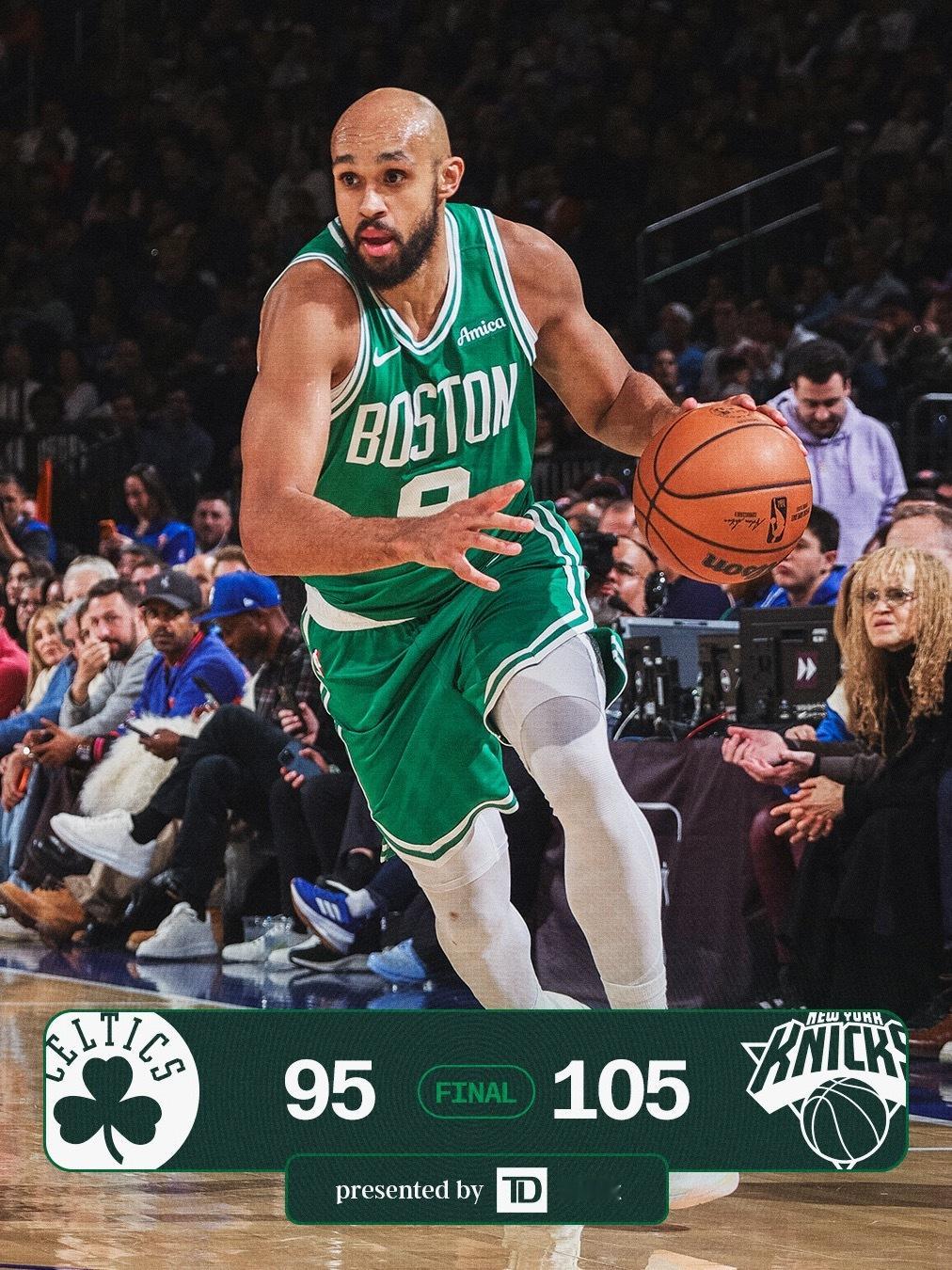 凯尔特人国度 FINAL : Boston Celtics 【 95-105 】