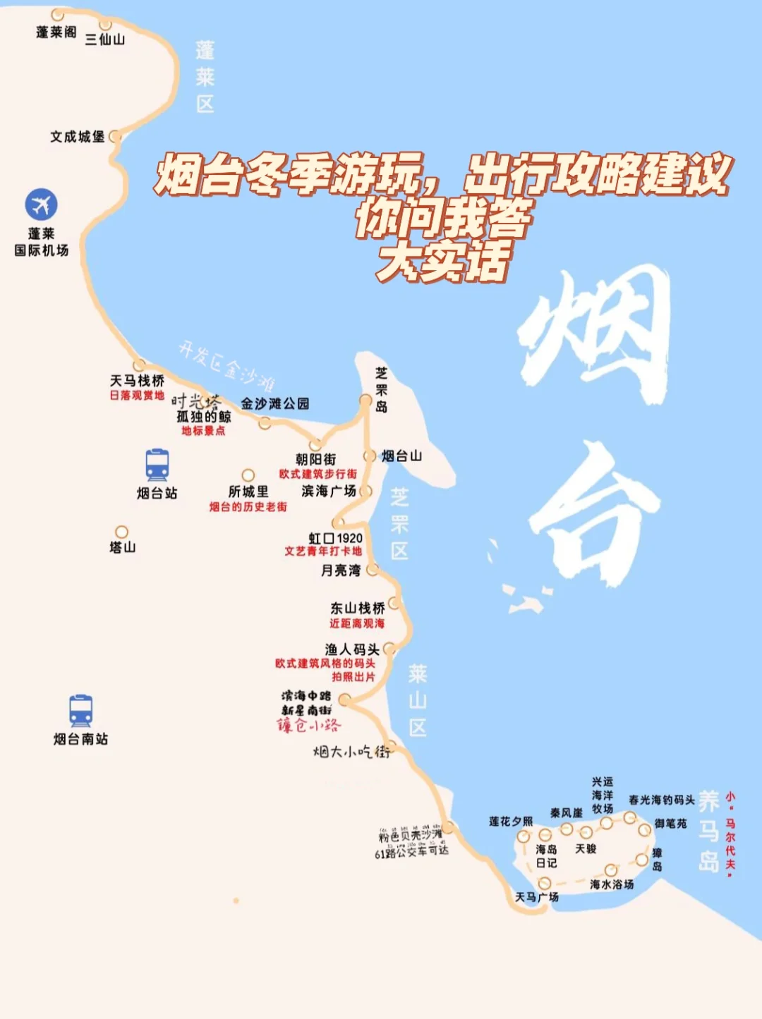 烟台冬季游玩，你问我答第二期（大实话）