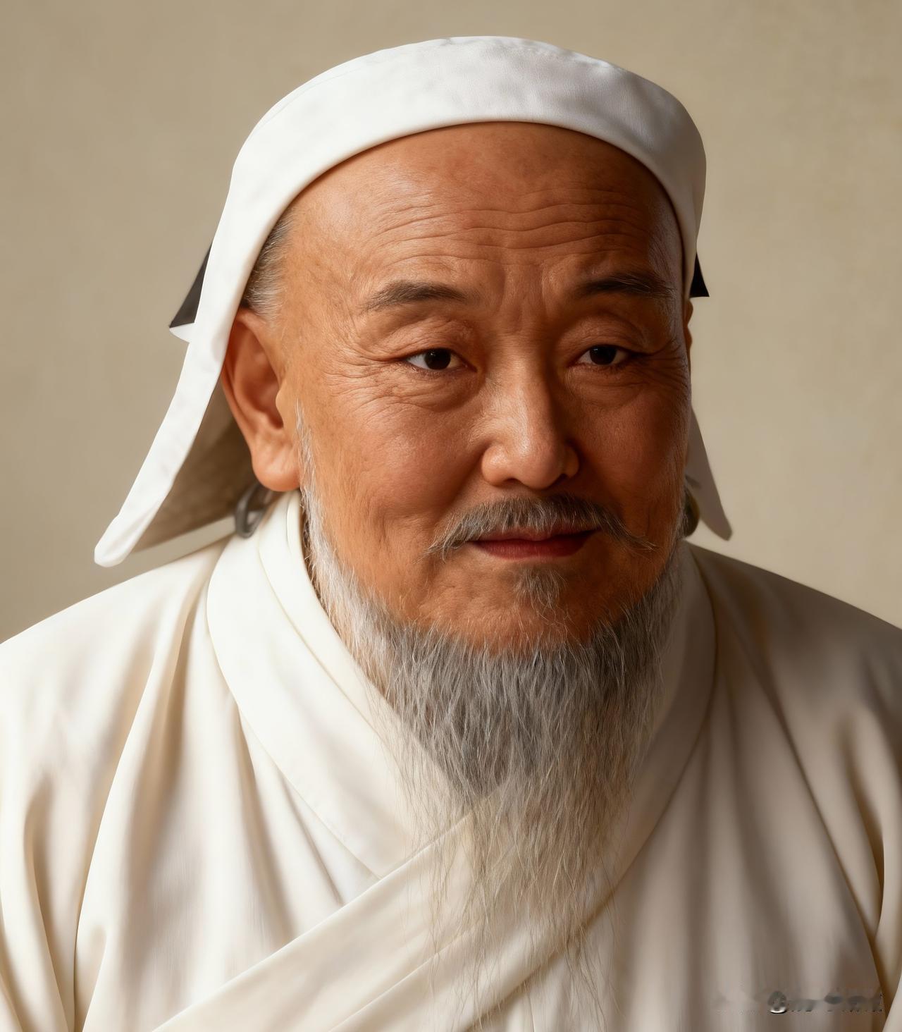 这个成吉思汗感觉很慈祥啊。