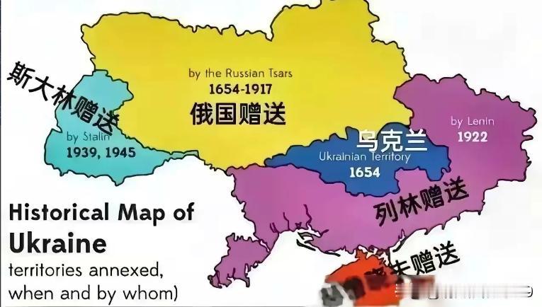 俄罗斯为什么要打乌克兰？因为乌克兰大部分是俄罗斯送的。这话听起来就像邻居老王送了