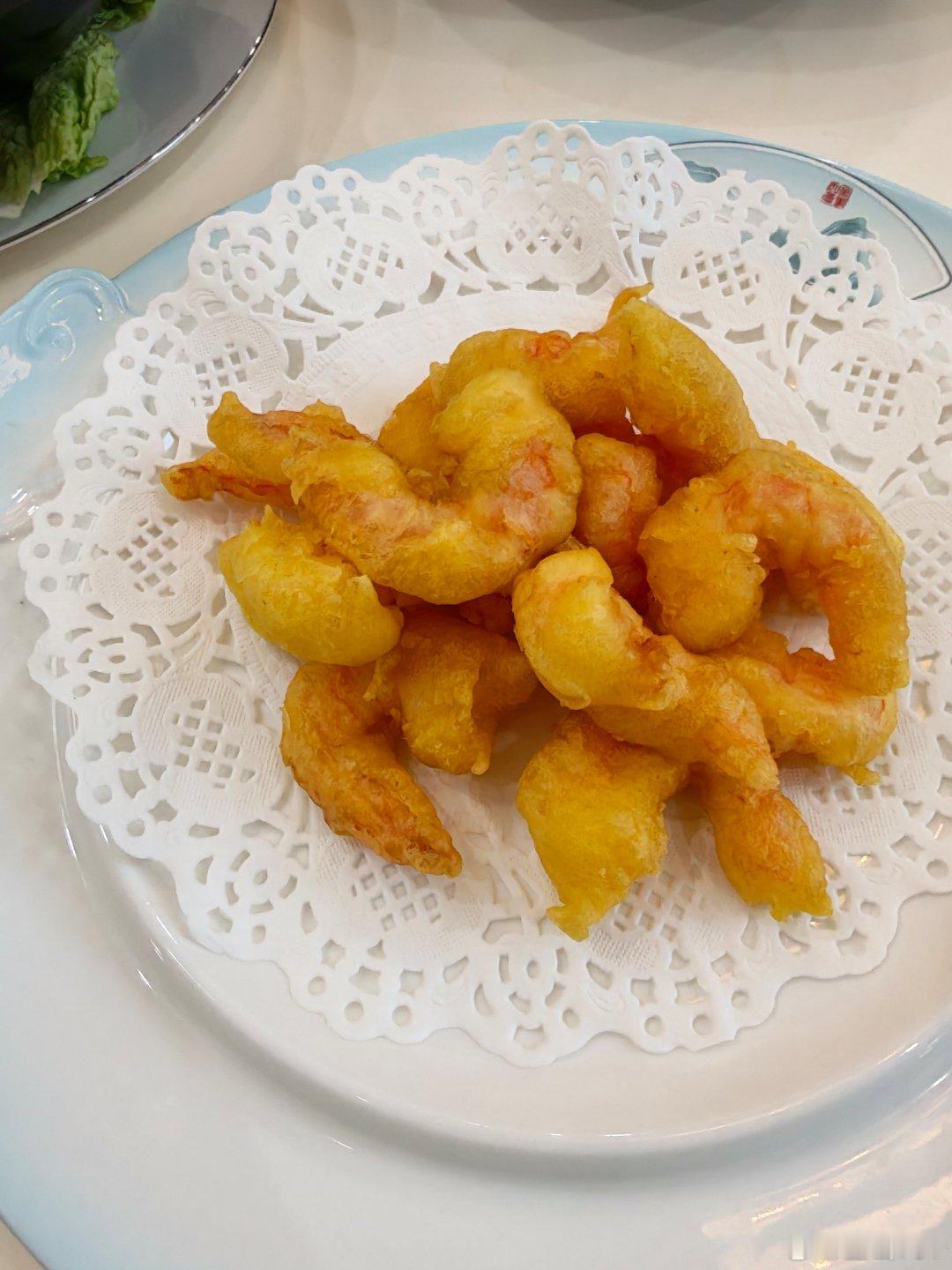 用盐田虾做的全虾宴。 ​​​