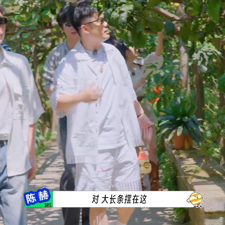 刘宇宁一米九大长条子 谁看了不说句宁哥可爱！陈赫帮忙抱他摘柠檬，放下后吐槽抱起来