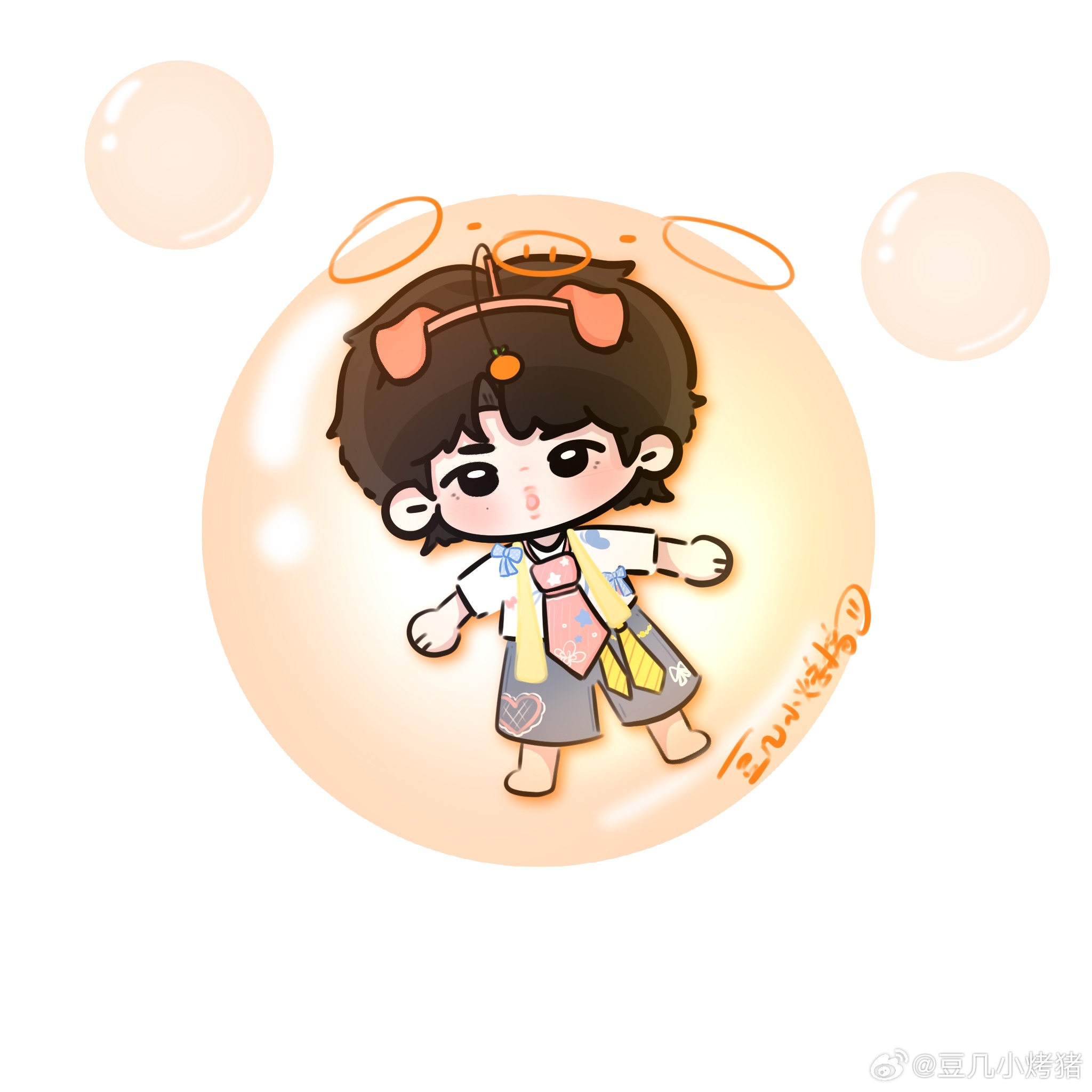 张极 🍊张极05后第一男歌手 🍊和张极一起共赴少年凌云 小猪橘子气泡🫧饮