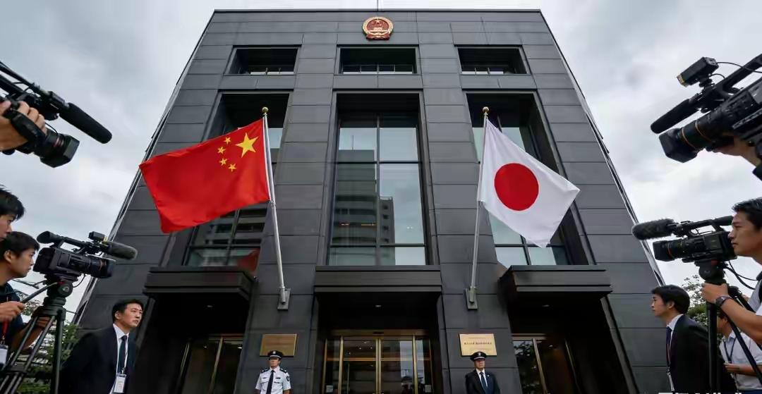 日本这回，是真踩线了。

闯中国驻日使馆的，不是普通混混，是现役自卫队官员。翻墙