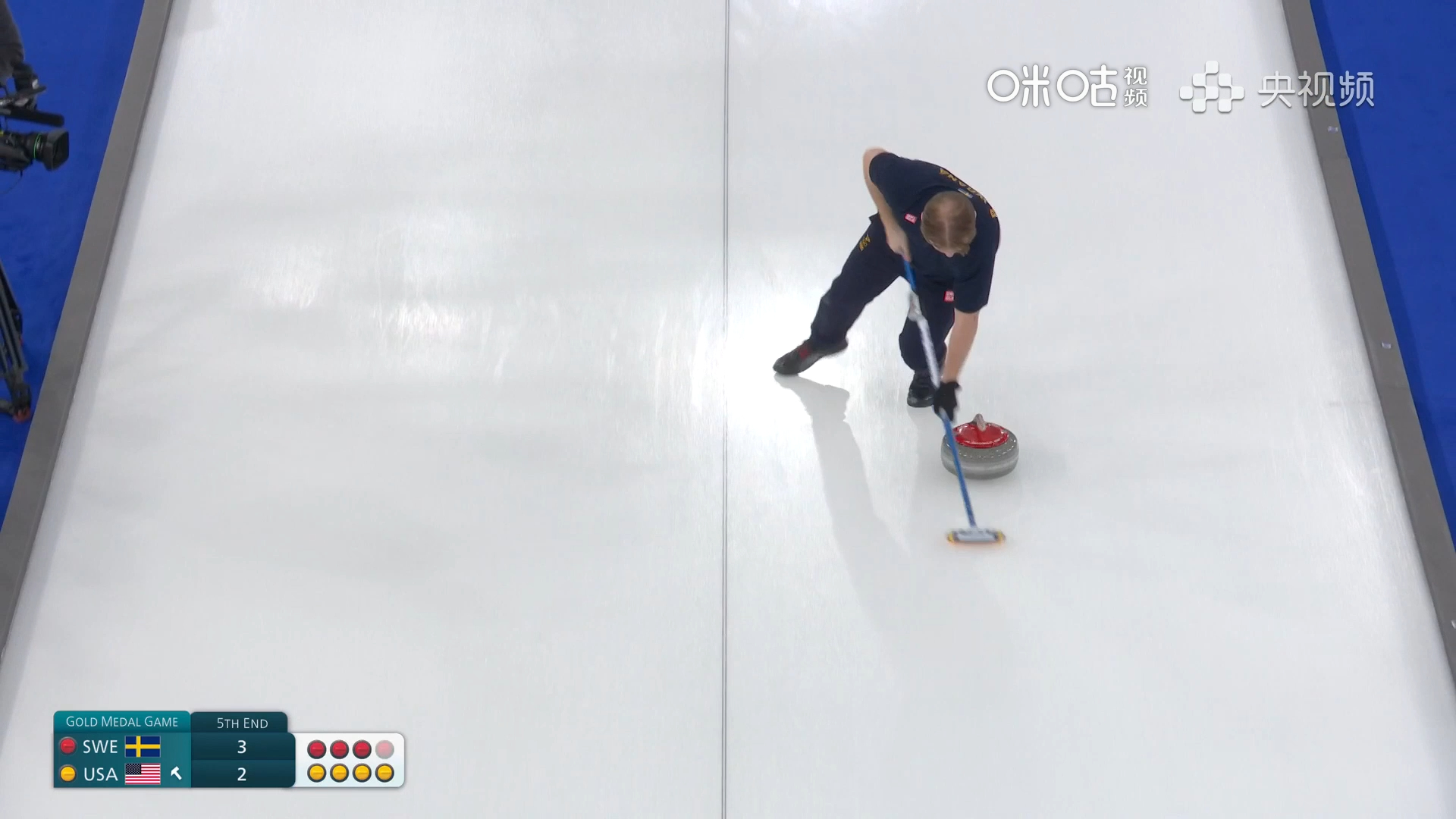 #米兰冬奥冰壶混双决赛##冰壶混双美国vs瑞典# 🥌米兰冬奥会冰壶混双决赛，美