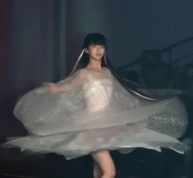 小彩旗在春晚转圈转到全国人民都记住她，四小时的陀螺舞把钟表都逼停。
姨妈杨丽萍把