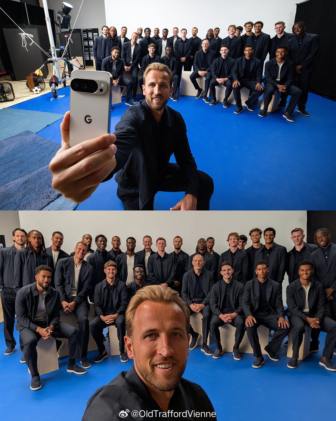 英格兰国家队自拍🤳手机广告？找到梅努了，差点儿没看到拉什福德世界杯