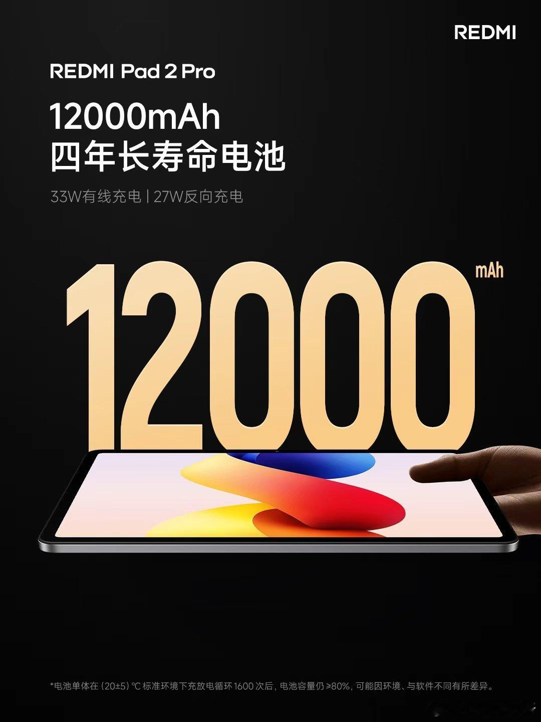 REDMIPad2Pro 三大硬件全面升级屏幕 | 12.1″英寸大屏，2.5K