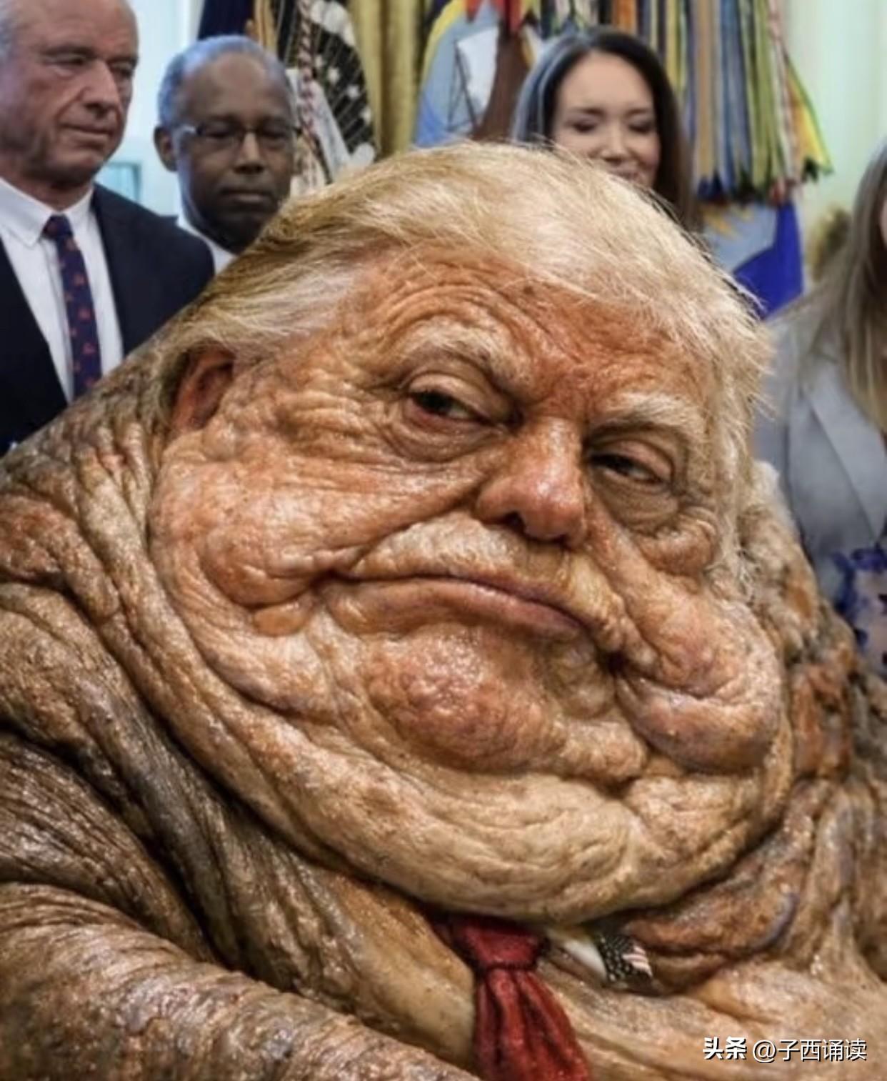 哈哈，你们觉得后面那位美女在笑什么呢？