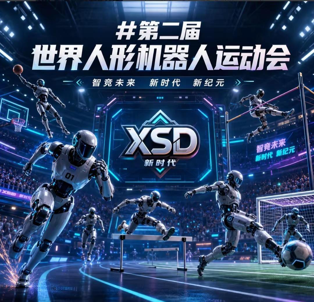 当速度遇上智能，当竞技碰上未来， 新时代，正在加速到来。⚡第二届世界人形机器人运