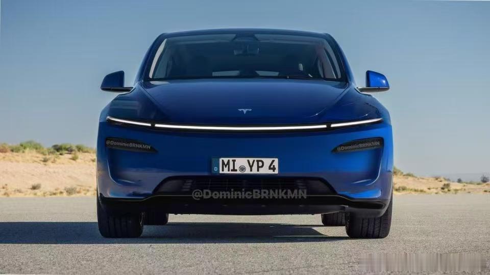 全新特斯拉Model Y 这前脸 很新势力化[doge] 
