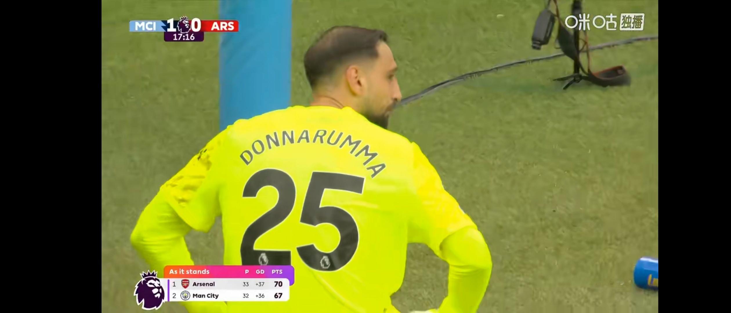 【今球讲】多纳鲁马低级失误曼城阿森纳vs曼城  今天有几点不顺，第一，早上特意穿