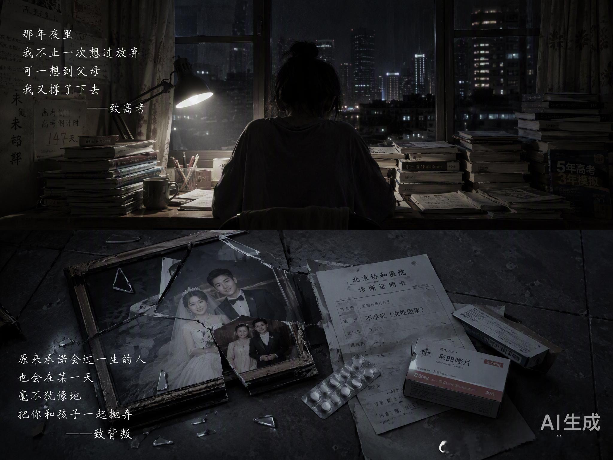 爸爸出轨备孕女儿坚持完成高考看到上海这位妈妈的故事，心里堵得慌。四年四次癌症手术