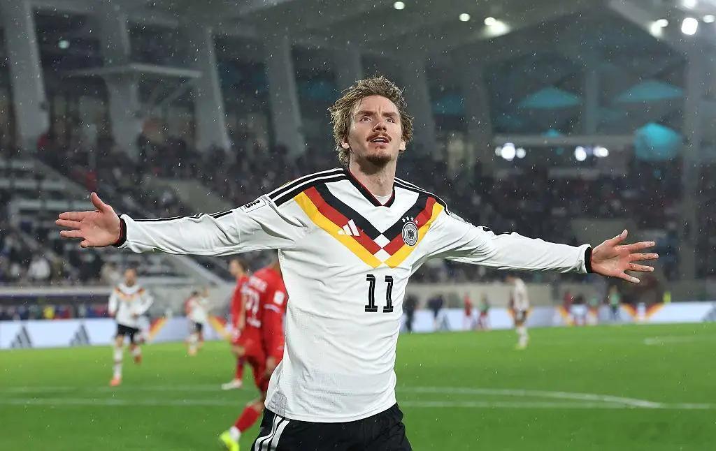 萨内策动2球，纽卡神锋双响，德国2-0卢森堡，世预赛末轮打平出线本月的国际比赛窗