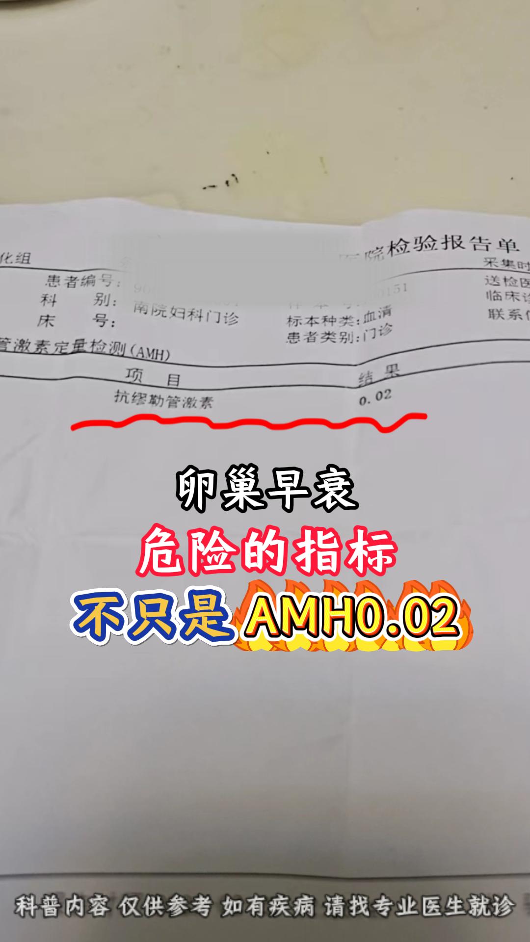 卵巢早衰不要只关注amh.