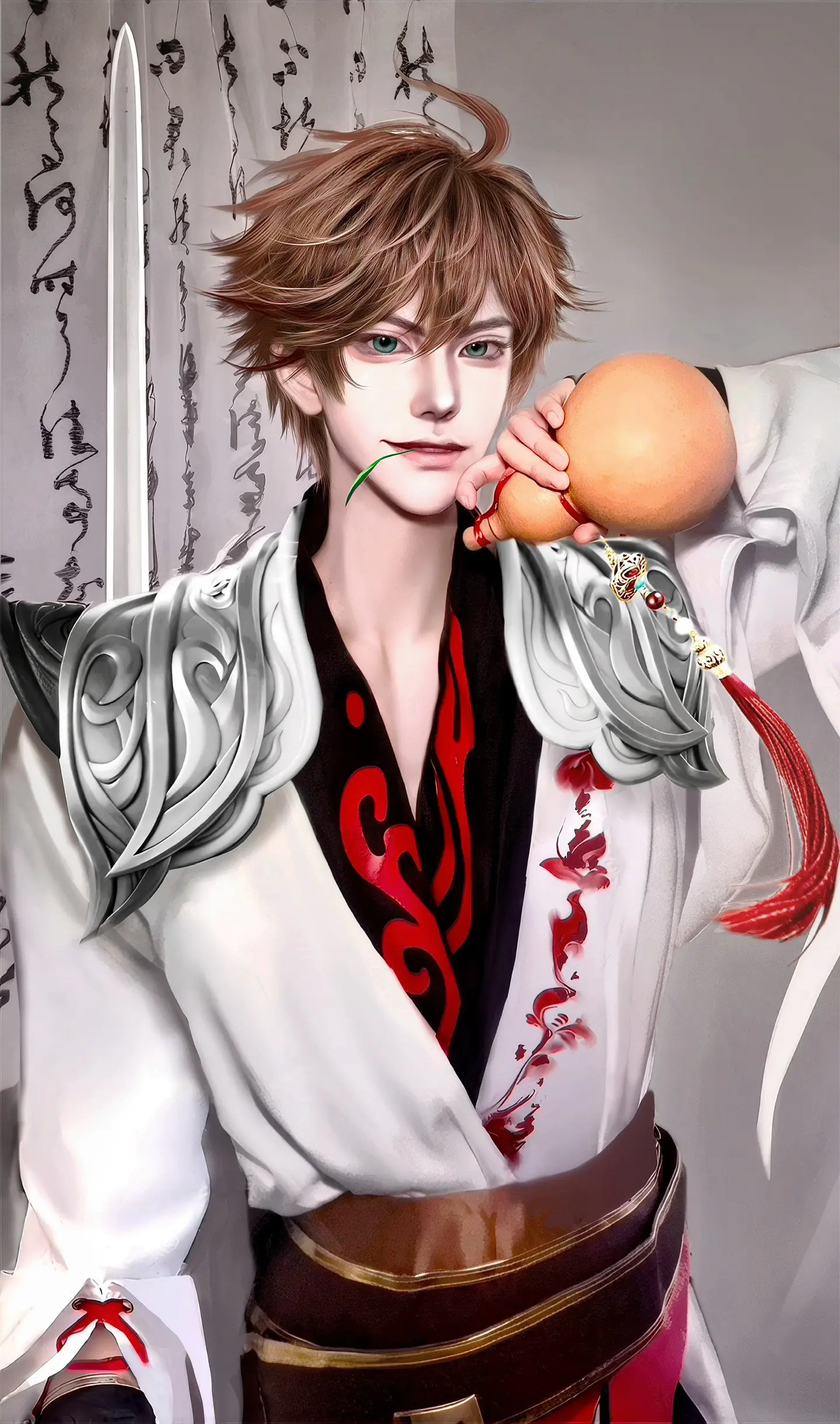 李白 cos 王者荣耀 大帅哥 中帅哥