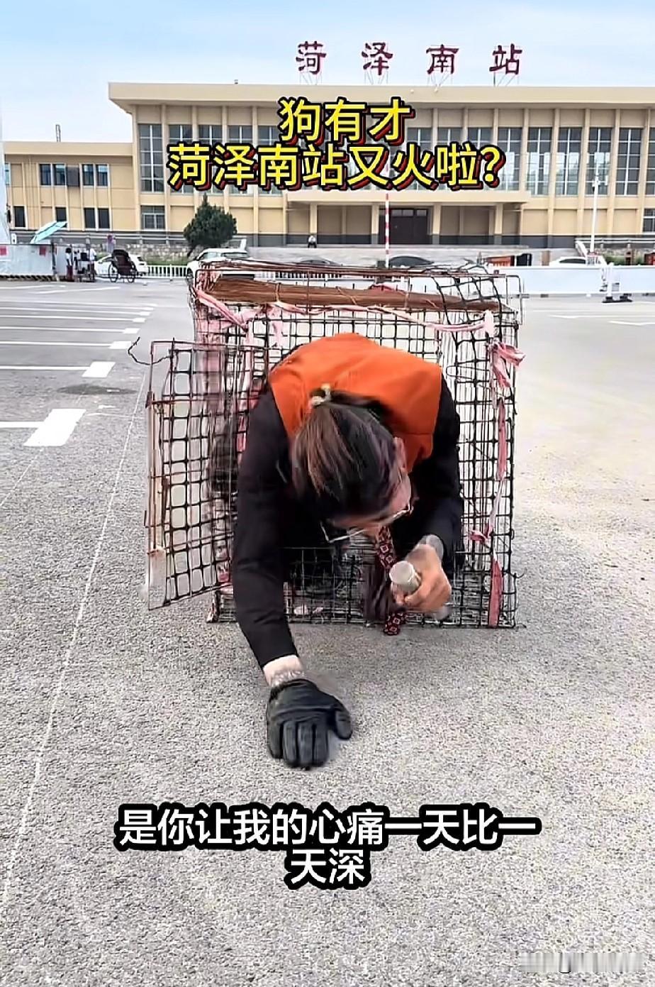 我认为当地有关部门该管管了，菏泽南站不能成为这种低俗的网红根据地。不能因为出了个