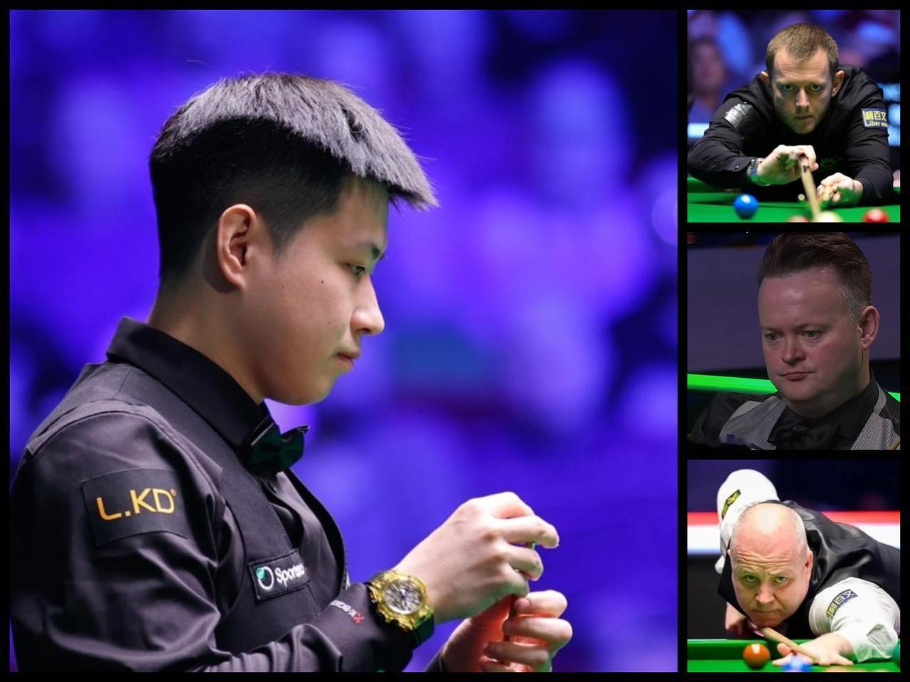 赵心童在斯诺克球员锦标赛中6-3打服了肖恩-墨菲，也在半决赛中6-5逆转险胜打服